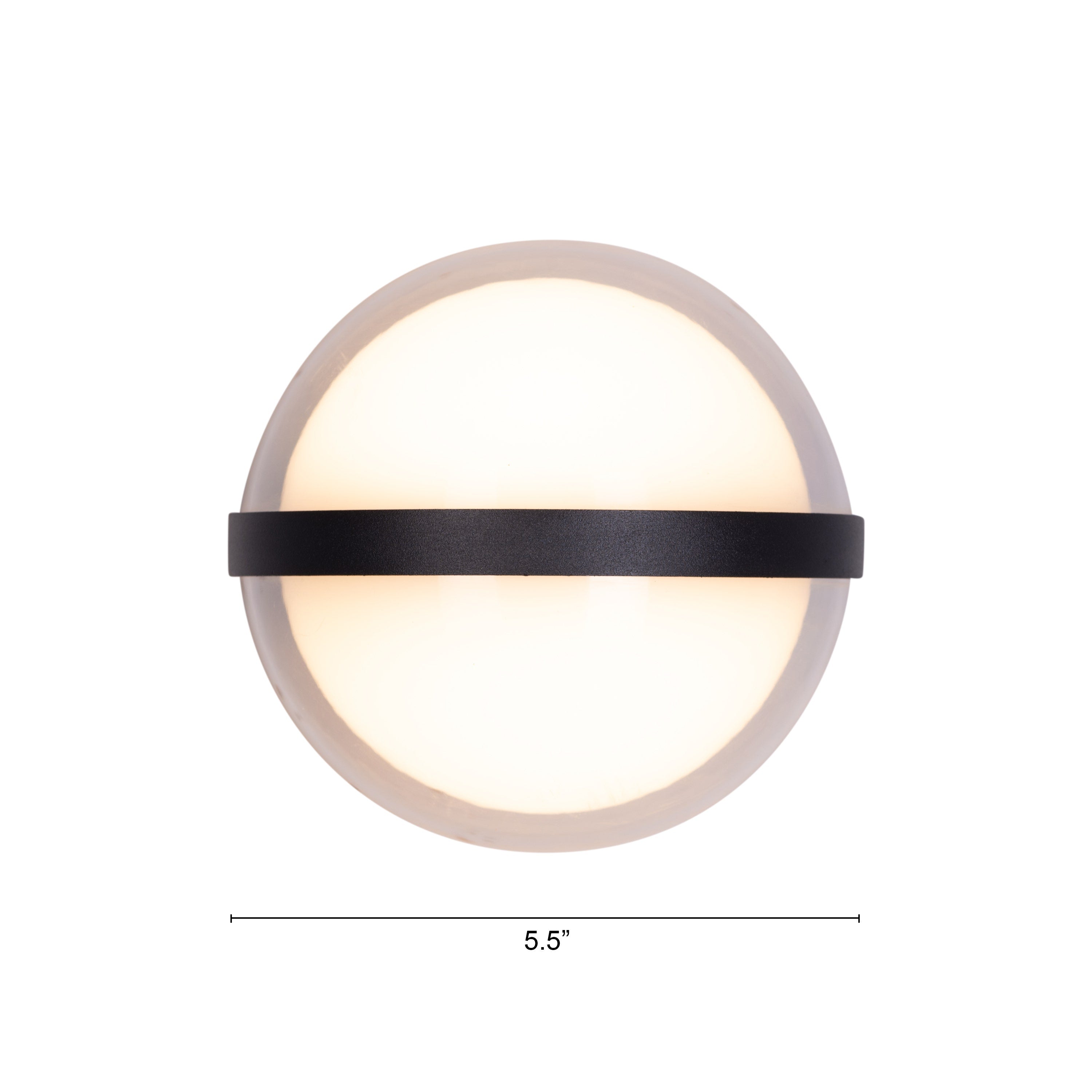 Loyal (Black, Built-In LED) Indoor/Outdoor Wall Light (IP65 Rated)