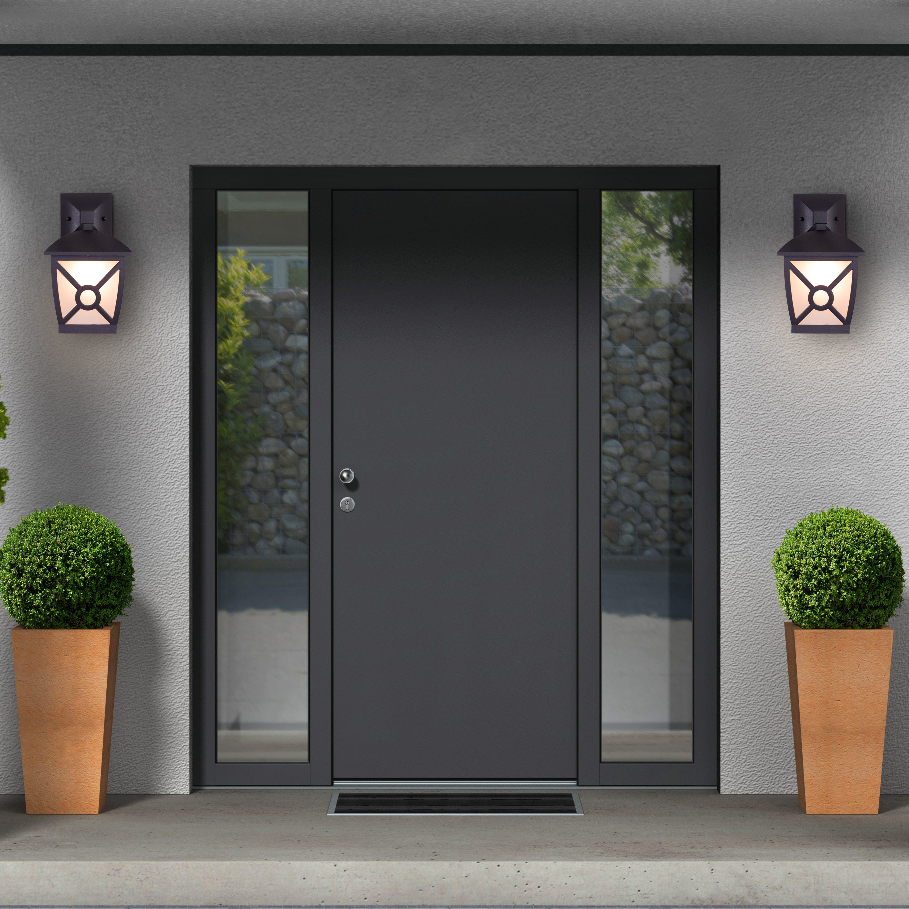 Trade Winds (Black) Outdoor/ Indoor Wall Light