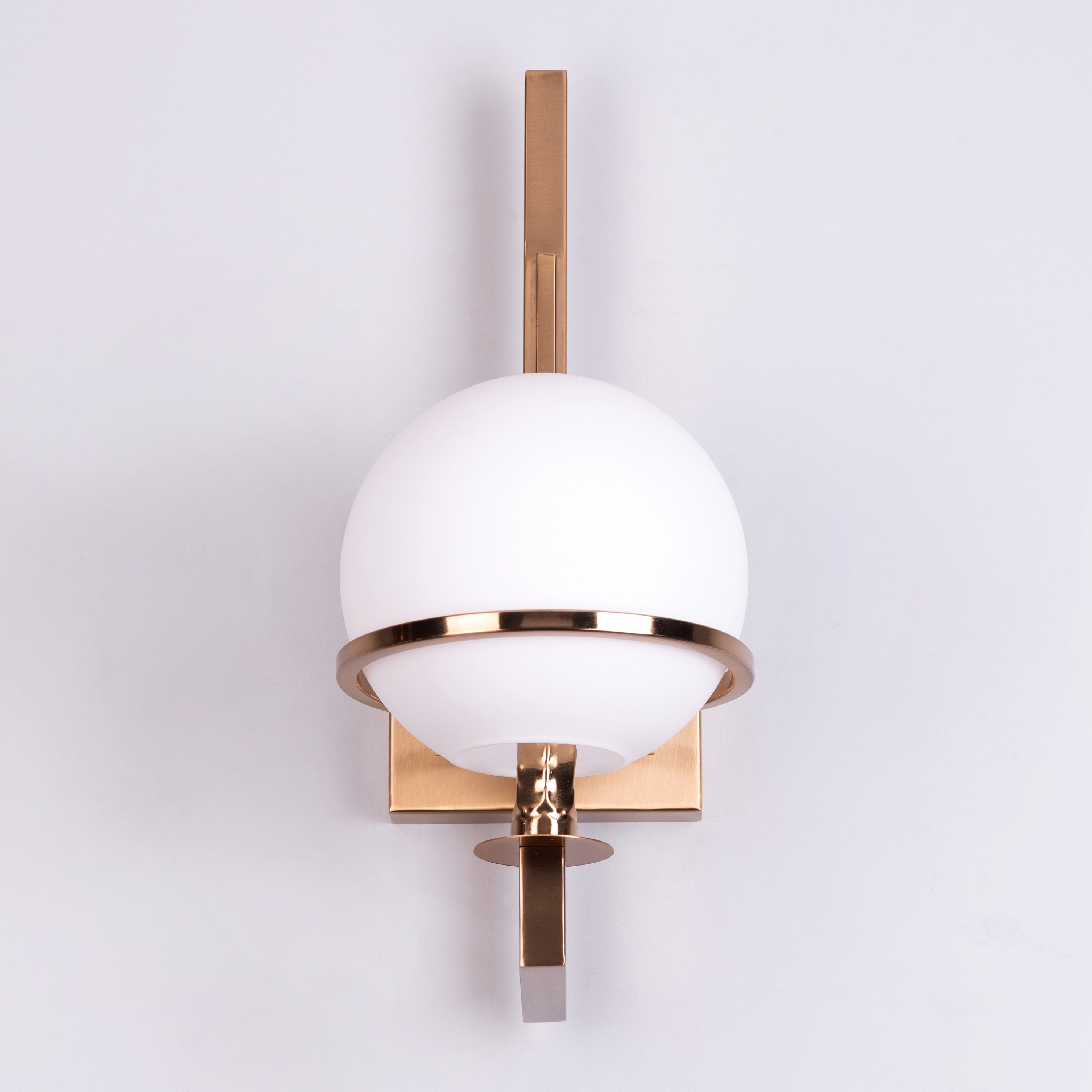 Game On (Gold, Milky White) Glass Wall Light