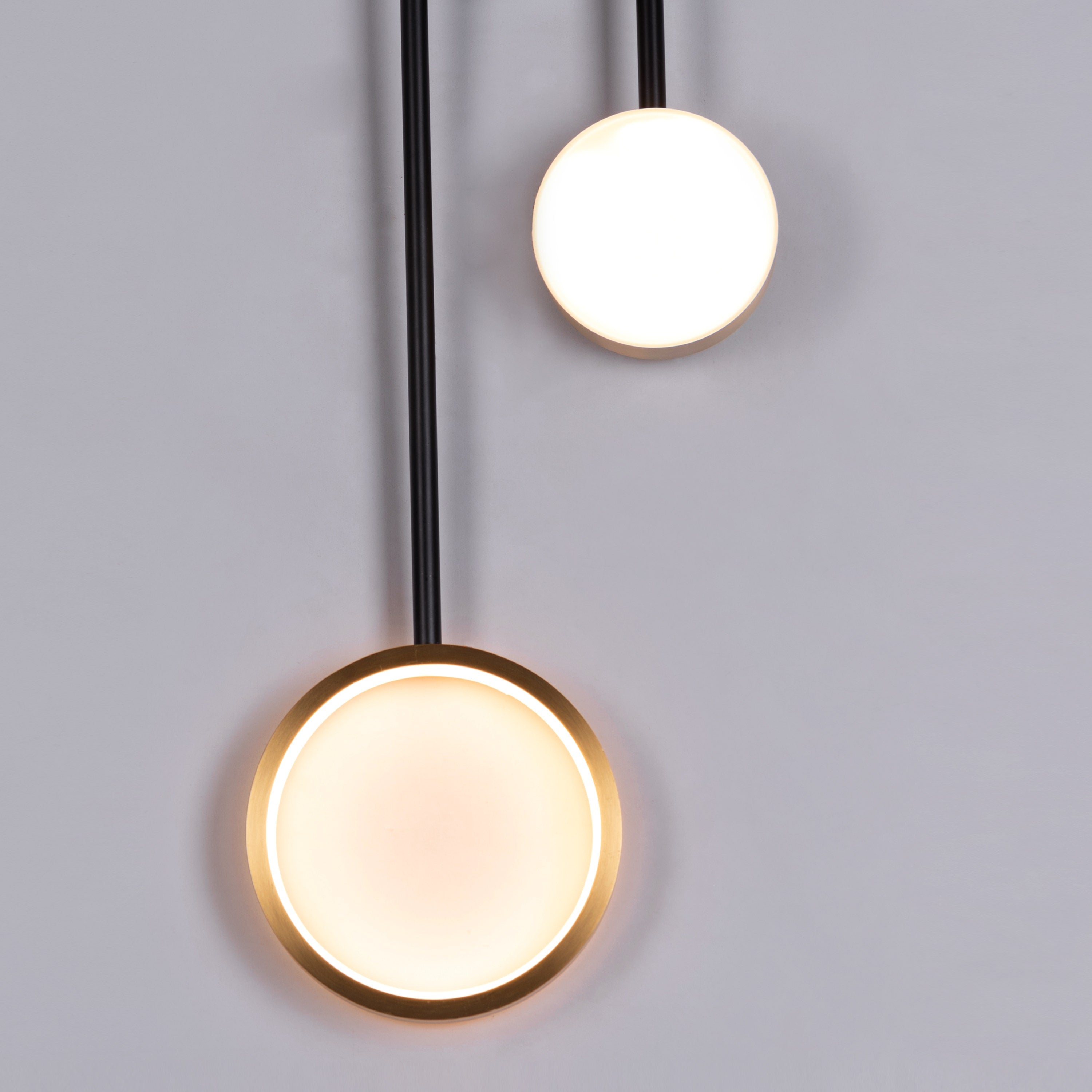 New Season Signature (Black, Gold, Built-In LED) Wall Light