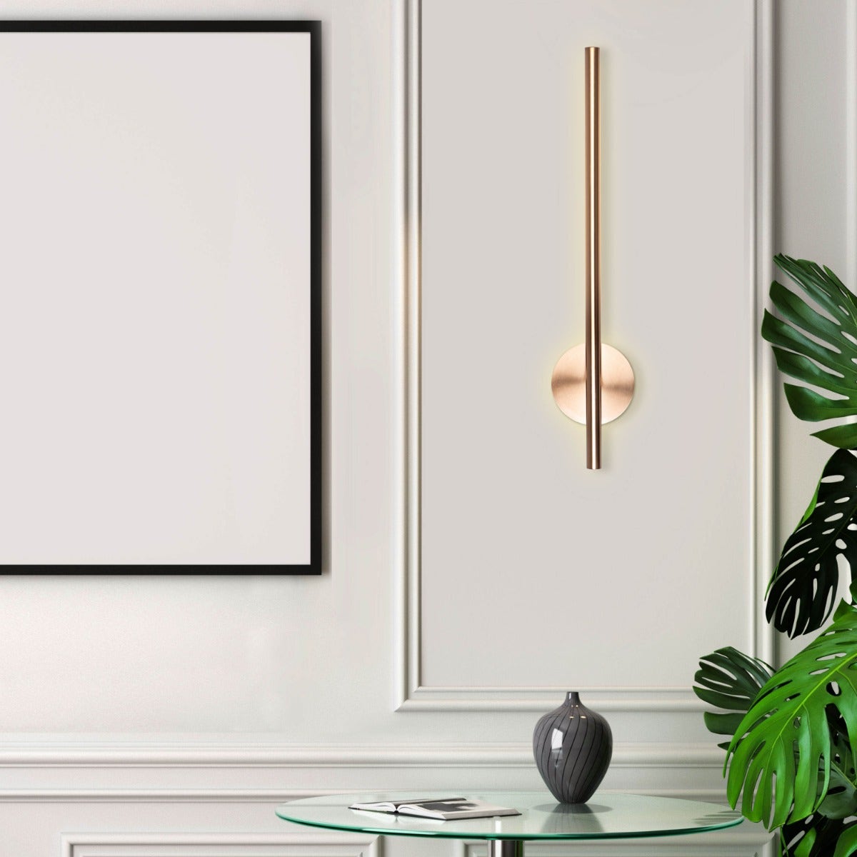 Feast Your Eyes (Gold, 3 Color Built-In LED) Wall Light