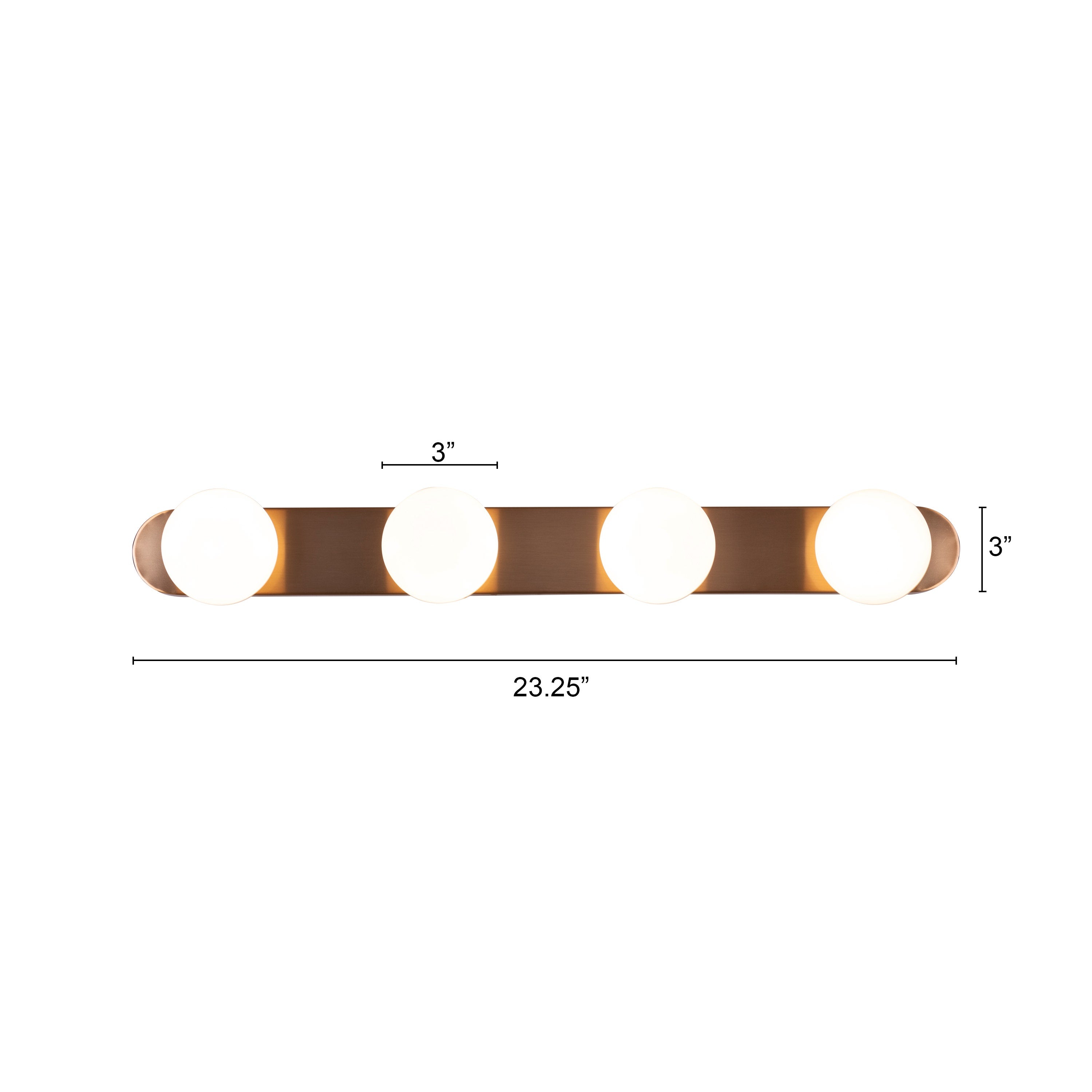 Attitude (Gold) Vanity Light