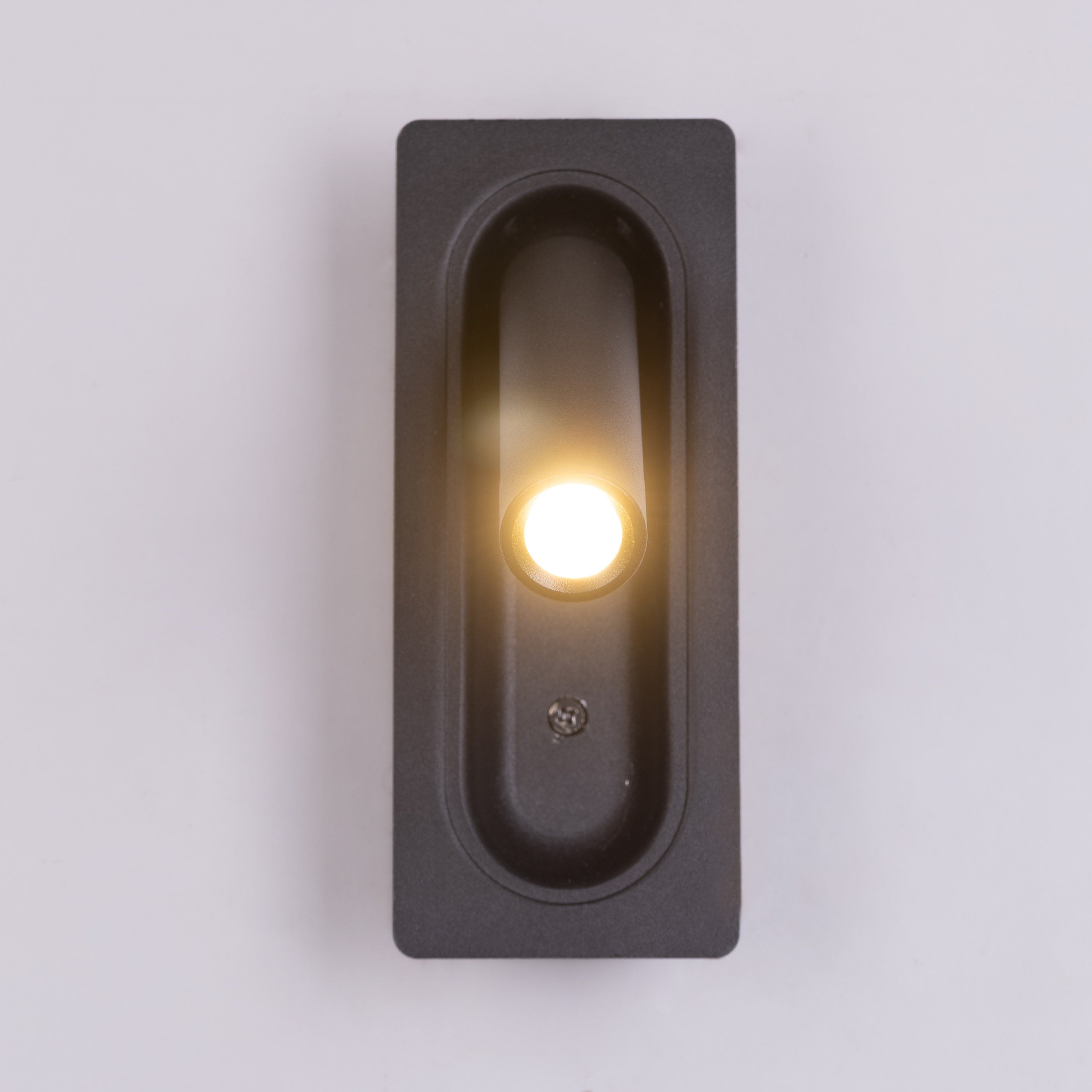 Stay With Me (Black, Built-In LED) Wall Light