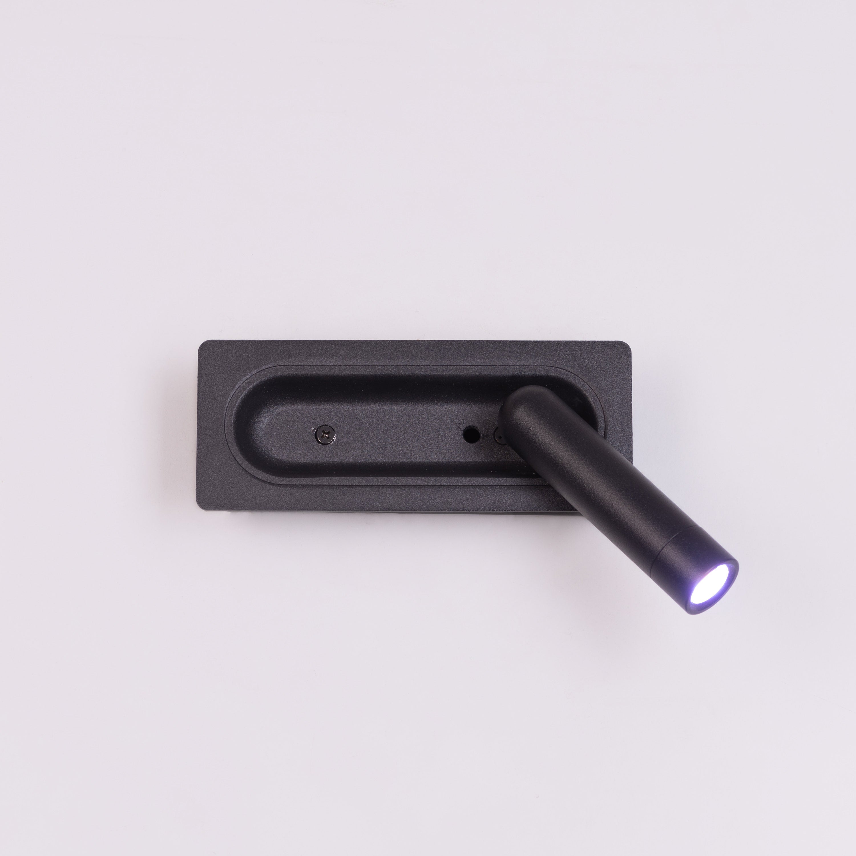 Stay With Me (Black, Built-In LED) Wall Light