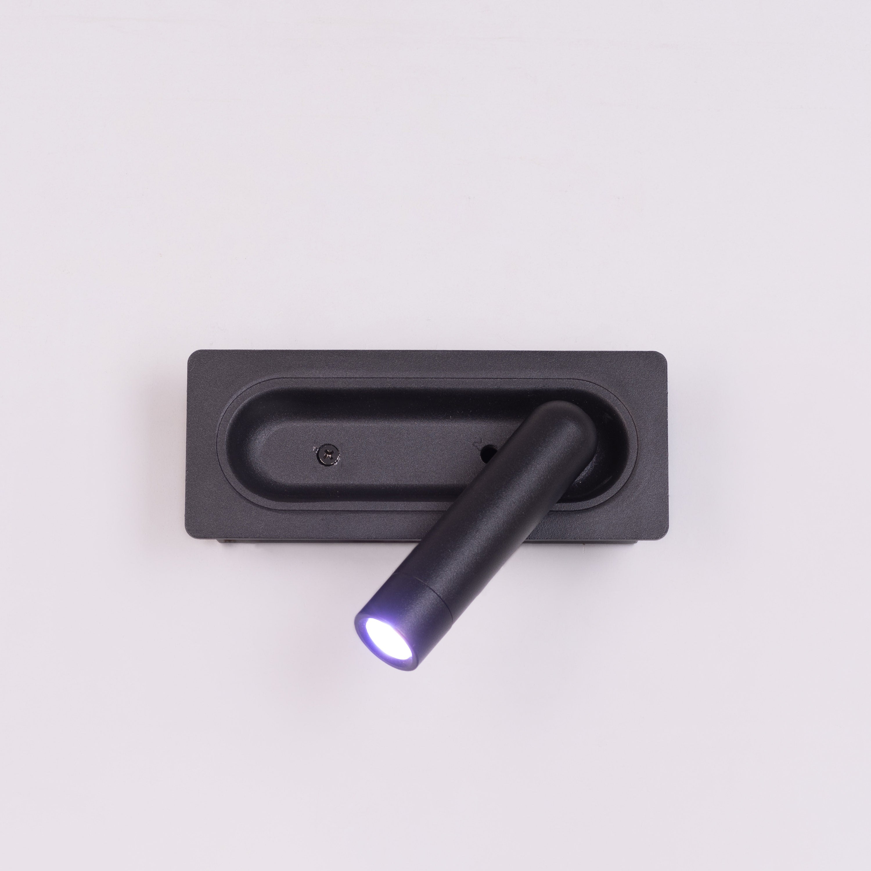 Stay With Me (Black, Built-In LED) Wall Light