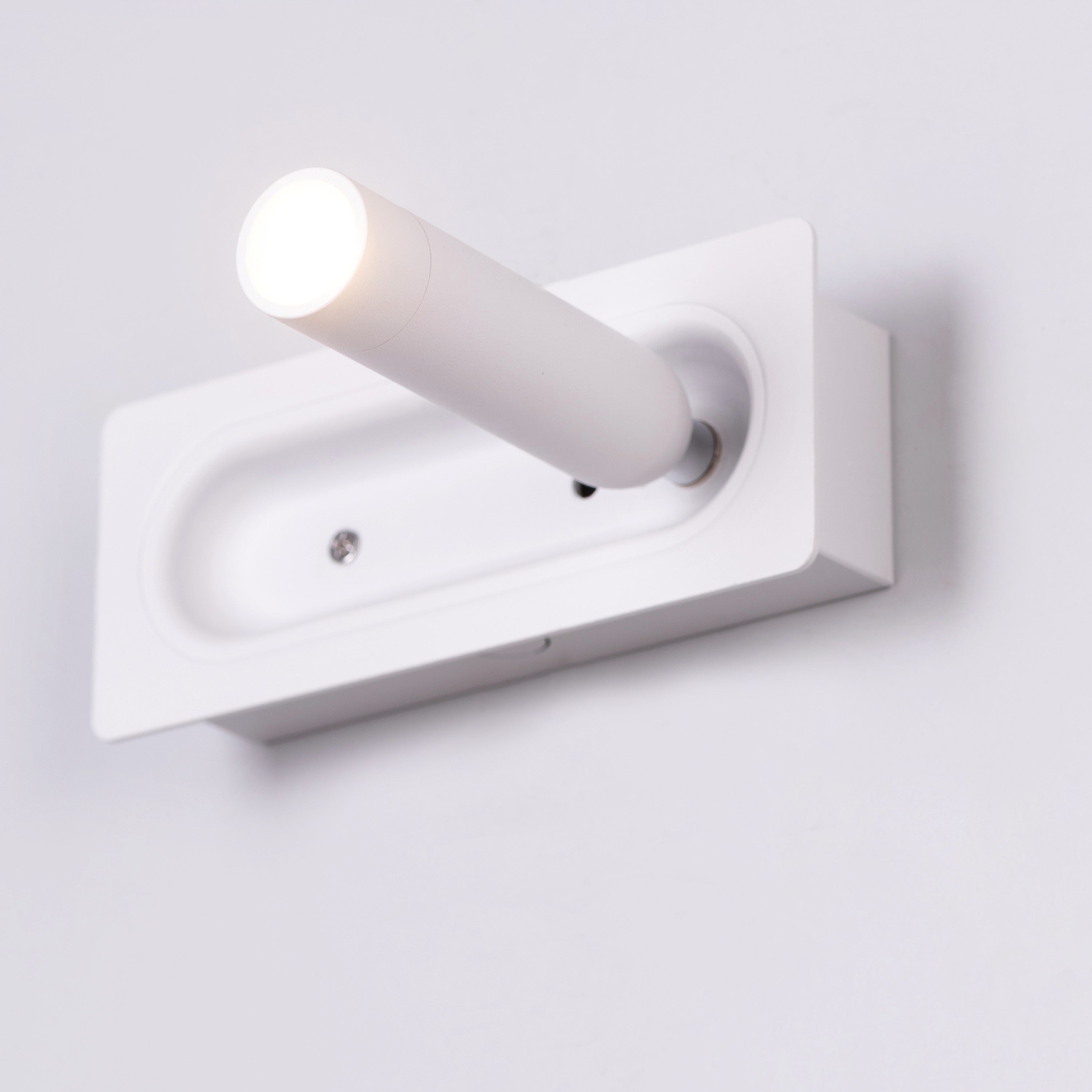 Stay With Me (White, Built-In LED) Wall Light