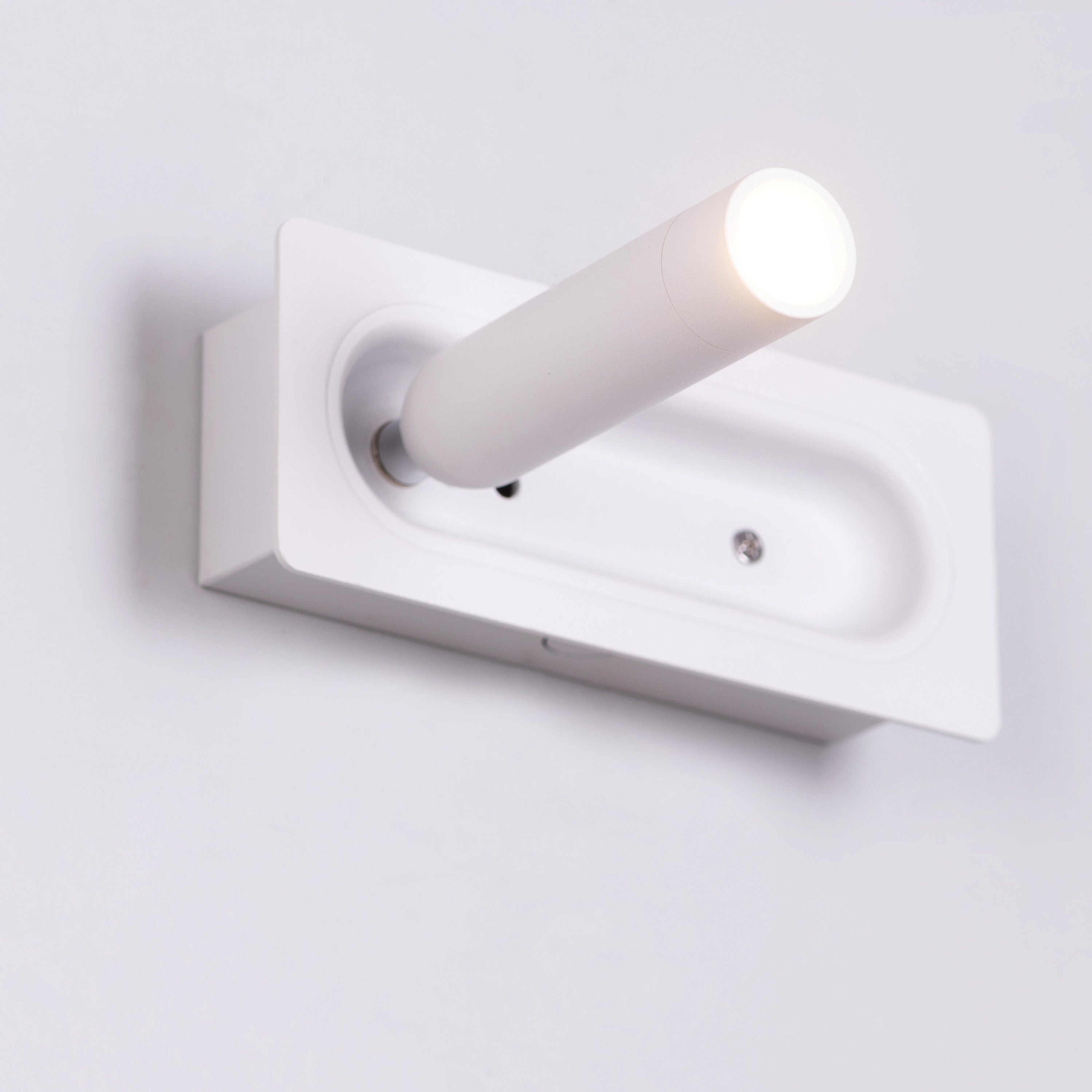 Stay With Me (White, Built-In LED) Wall Light