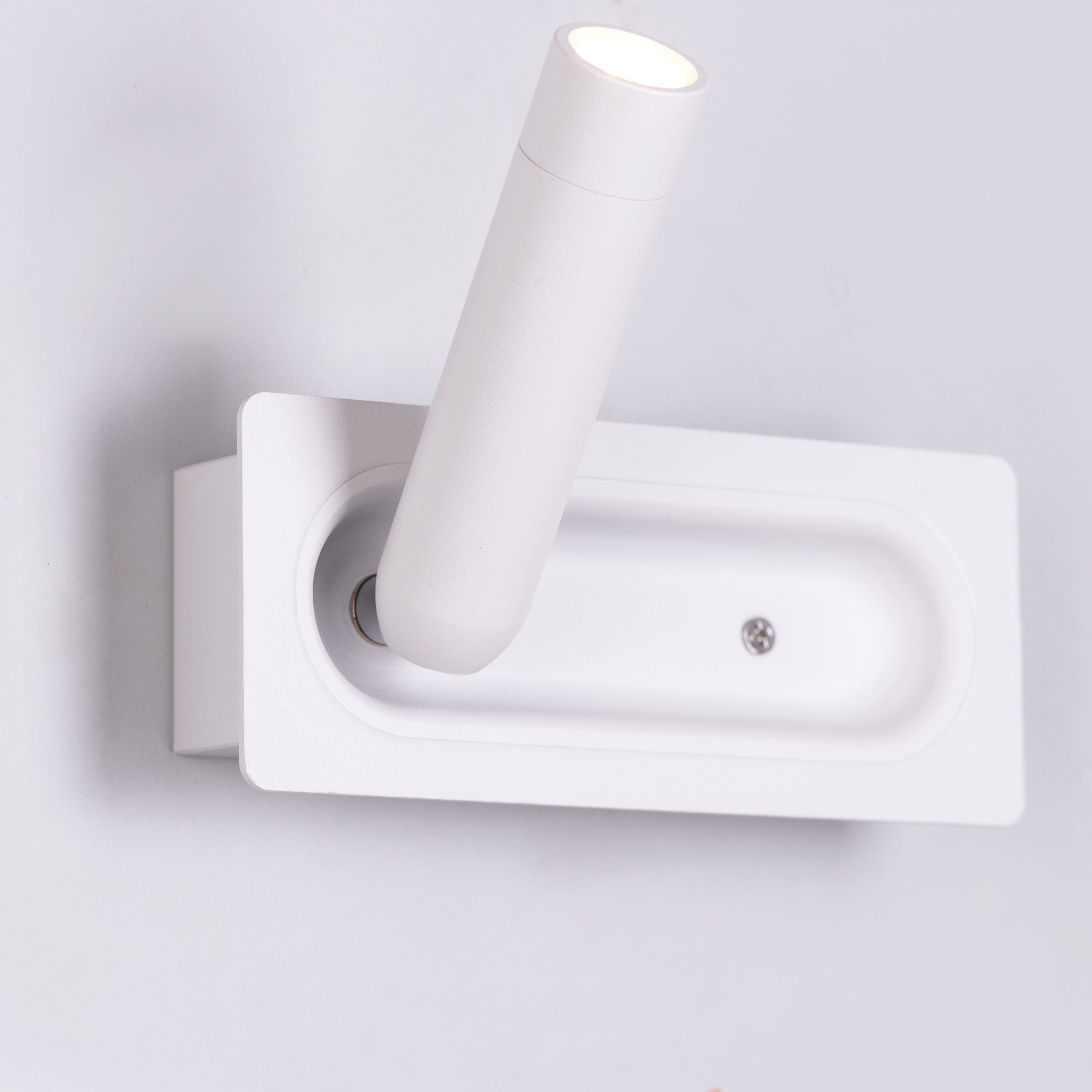 Stay With Me (White, Built-In LED) Wall Light