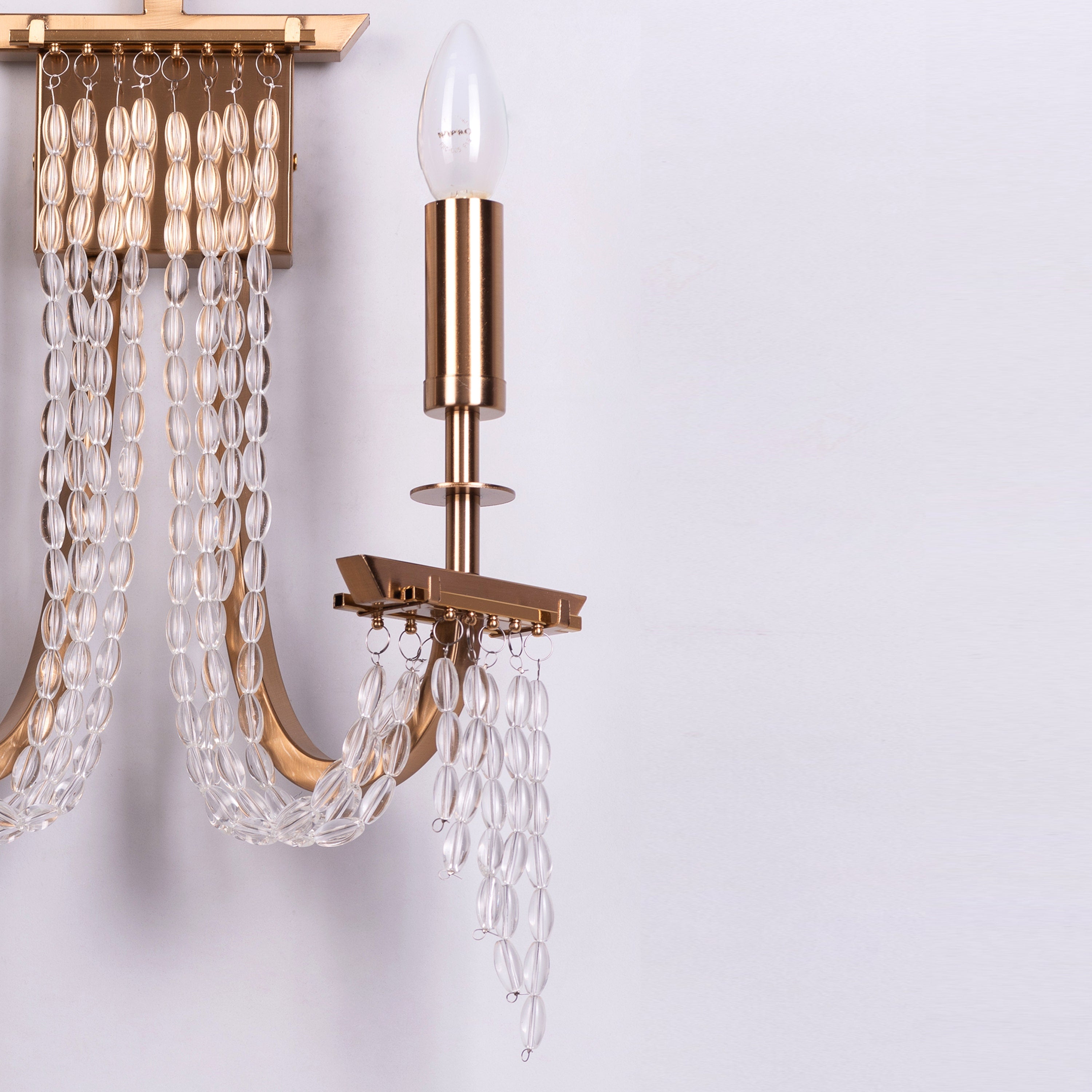 Cupids Kiss (Gold) Crystal Wall Light