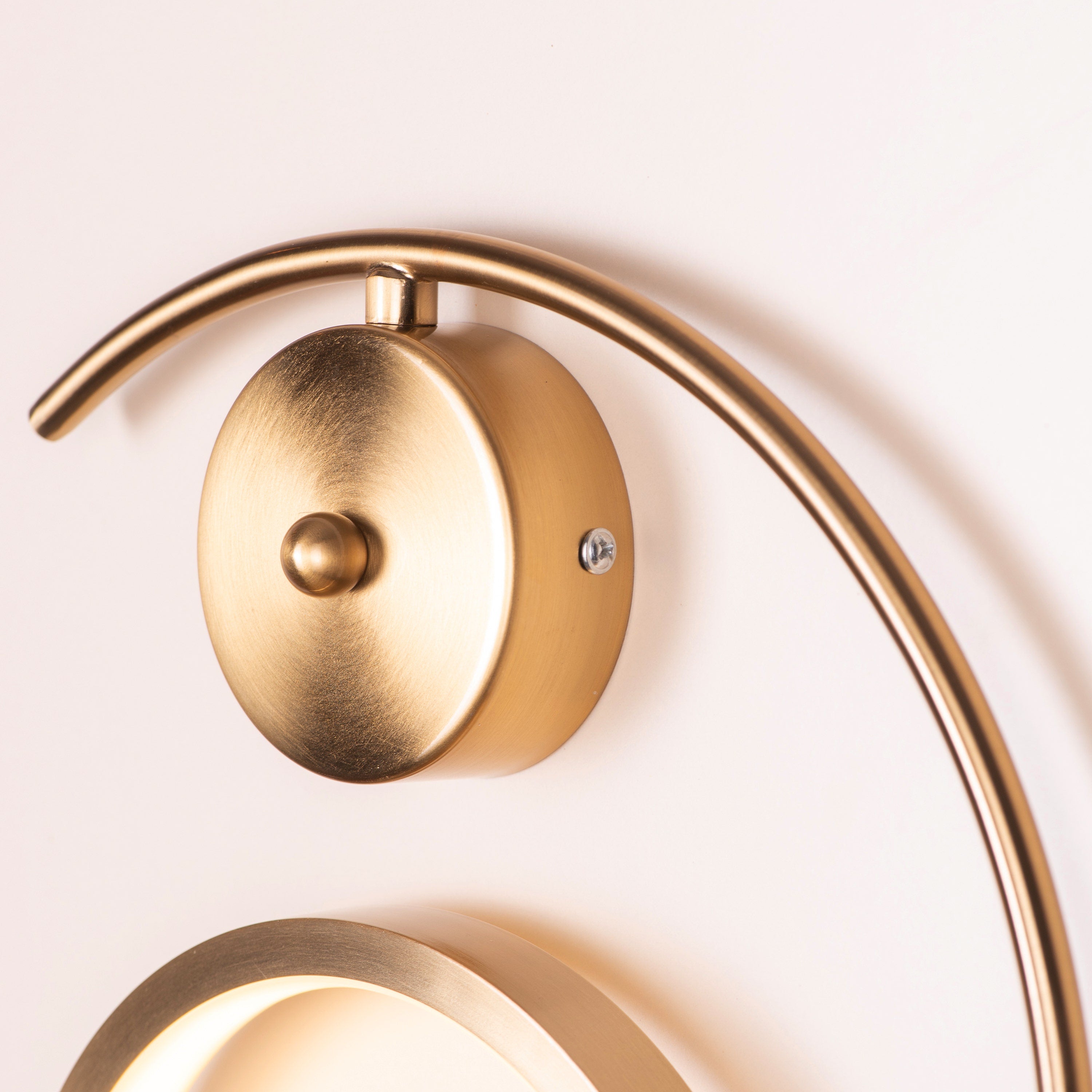 Playground (Gold, Built-In LED) Wall Light
