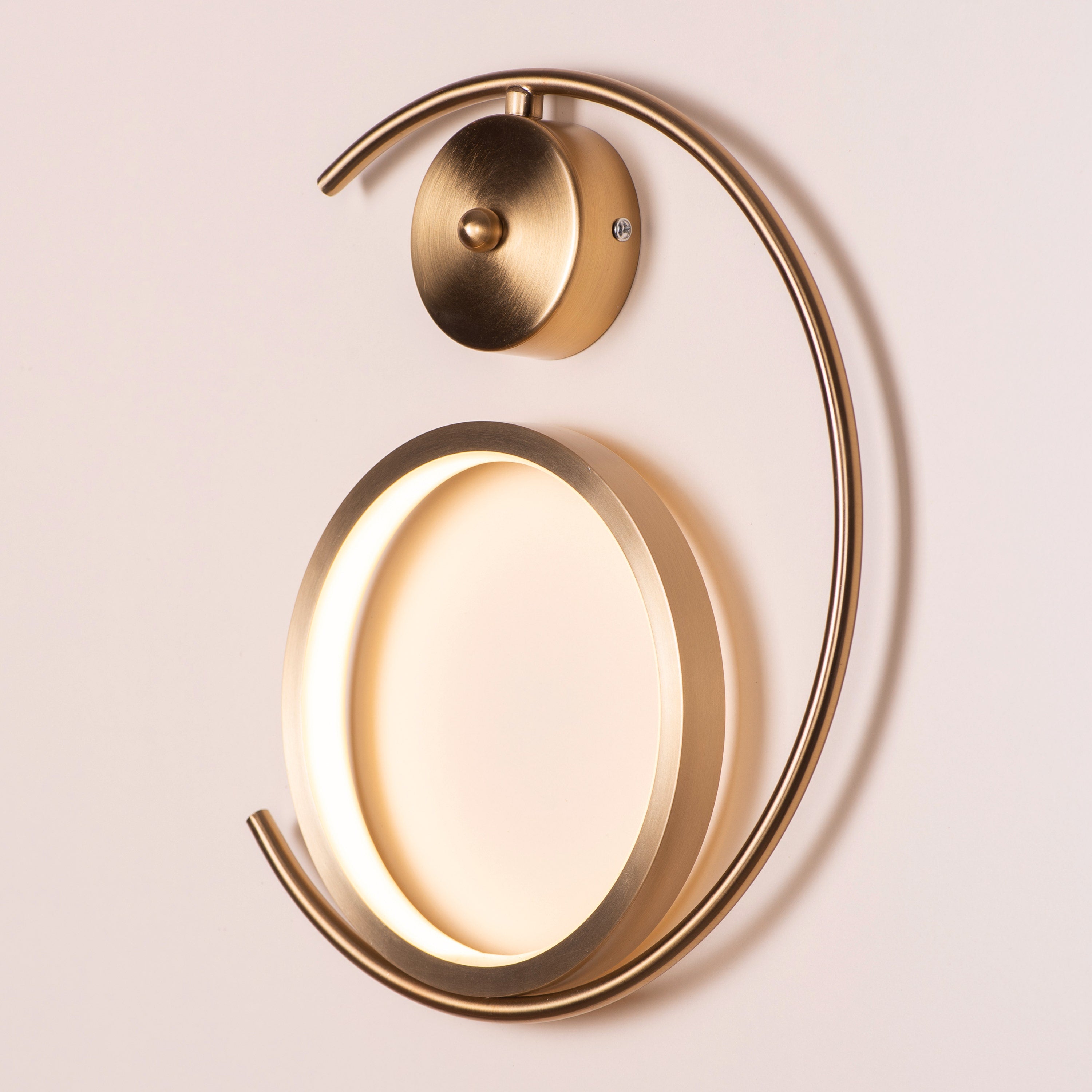 Playground (Gold, Built-In LED) Wall Light
