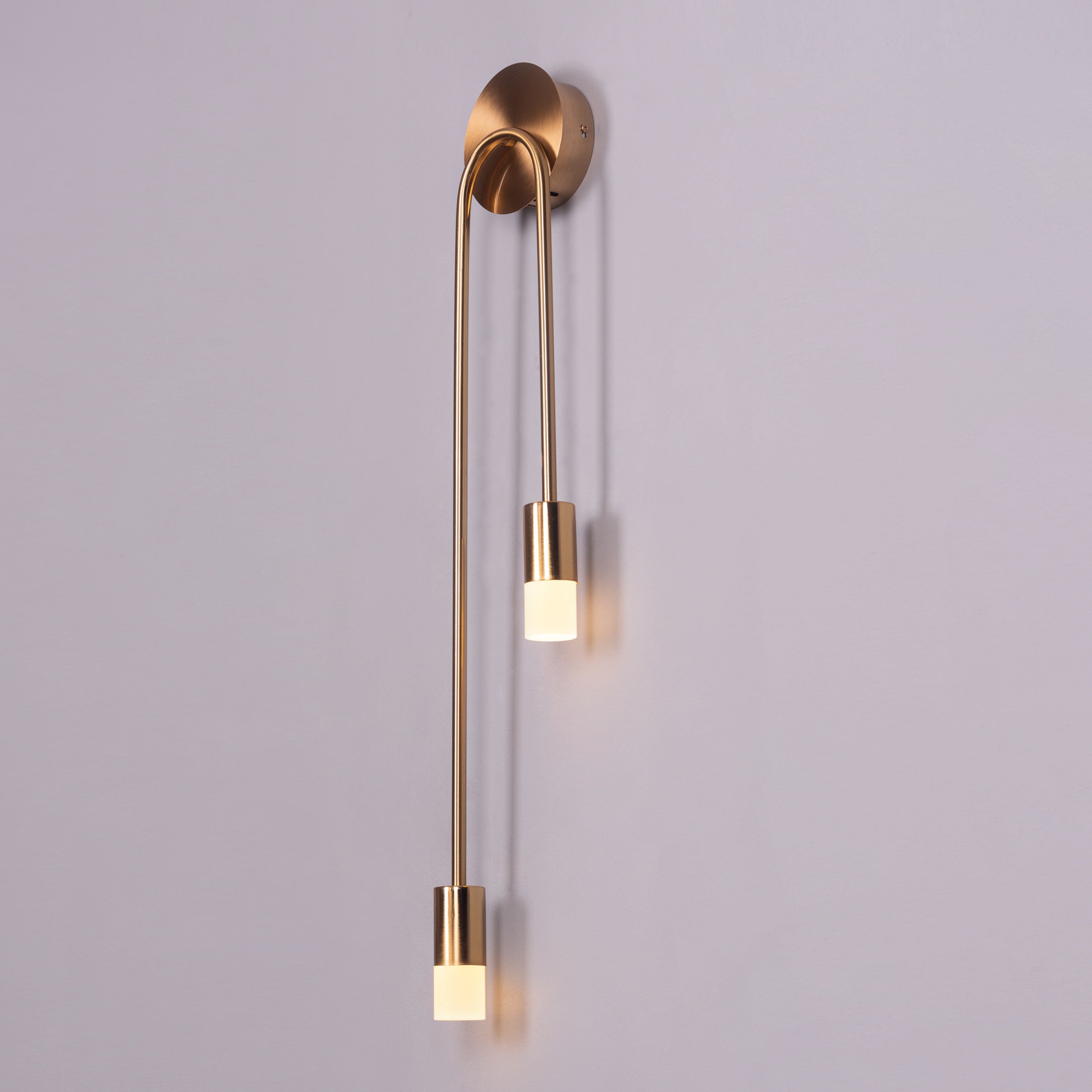 Homecoming (Large, Gold, Built-In LED) Wall Light
