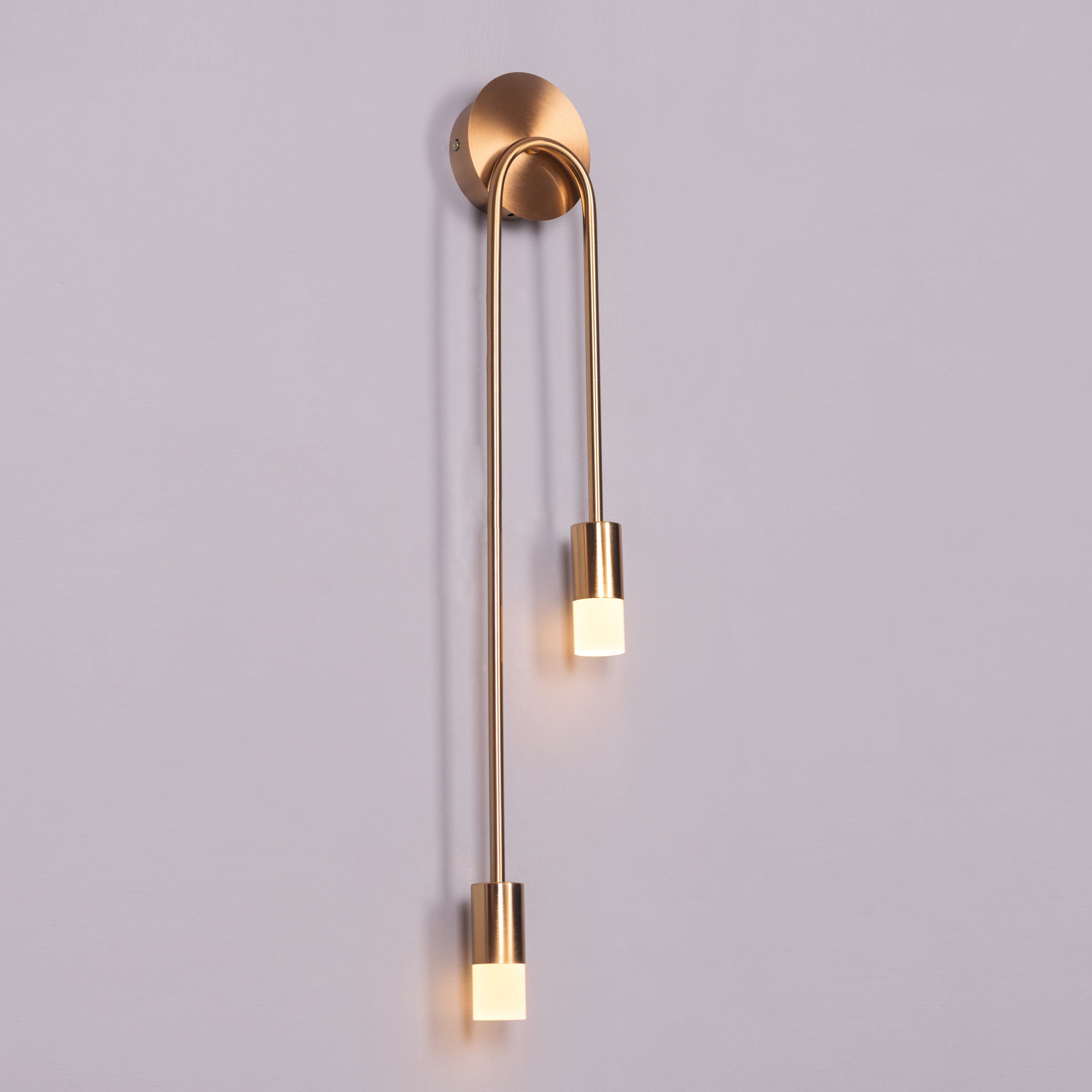 Homecoming (Large, Gold, Built-In LED) Wall Light