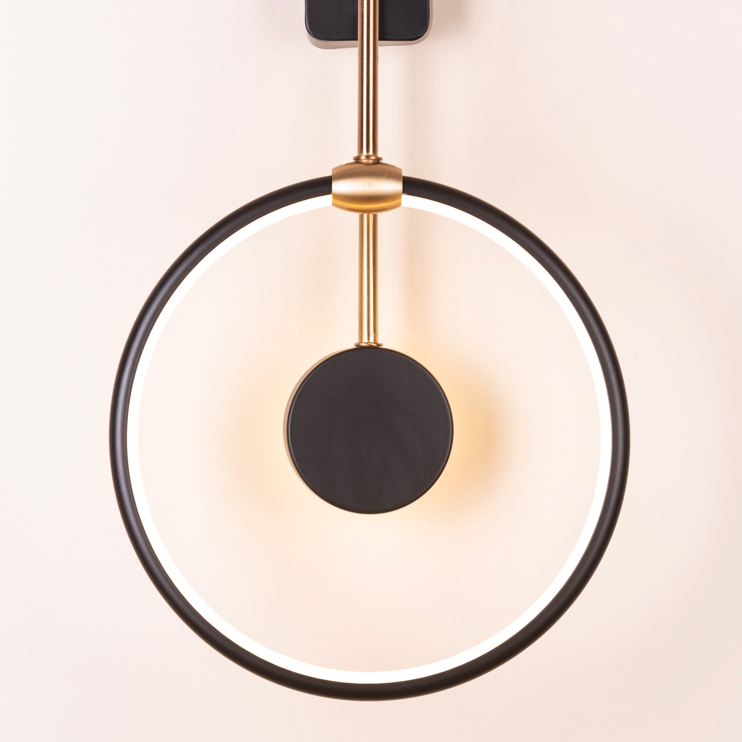 Been That Way (Black, Gold, Built-In LED) Wall Light