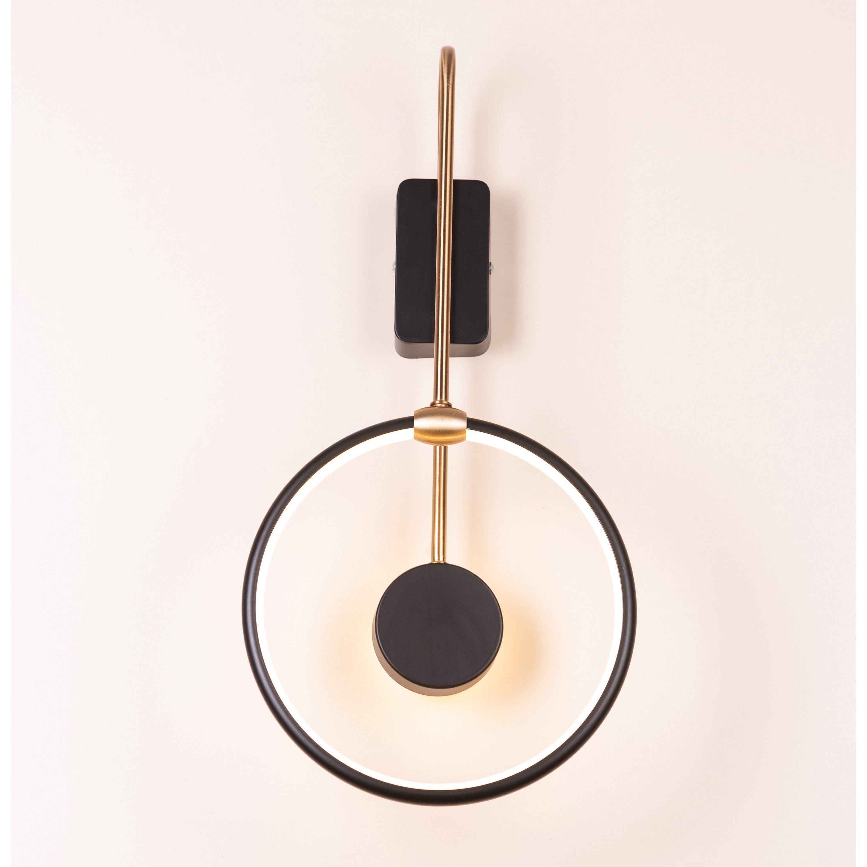 Been That Way (Black, Gold, Built-In LED) Wall Light
