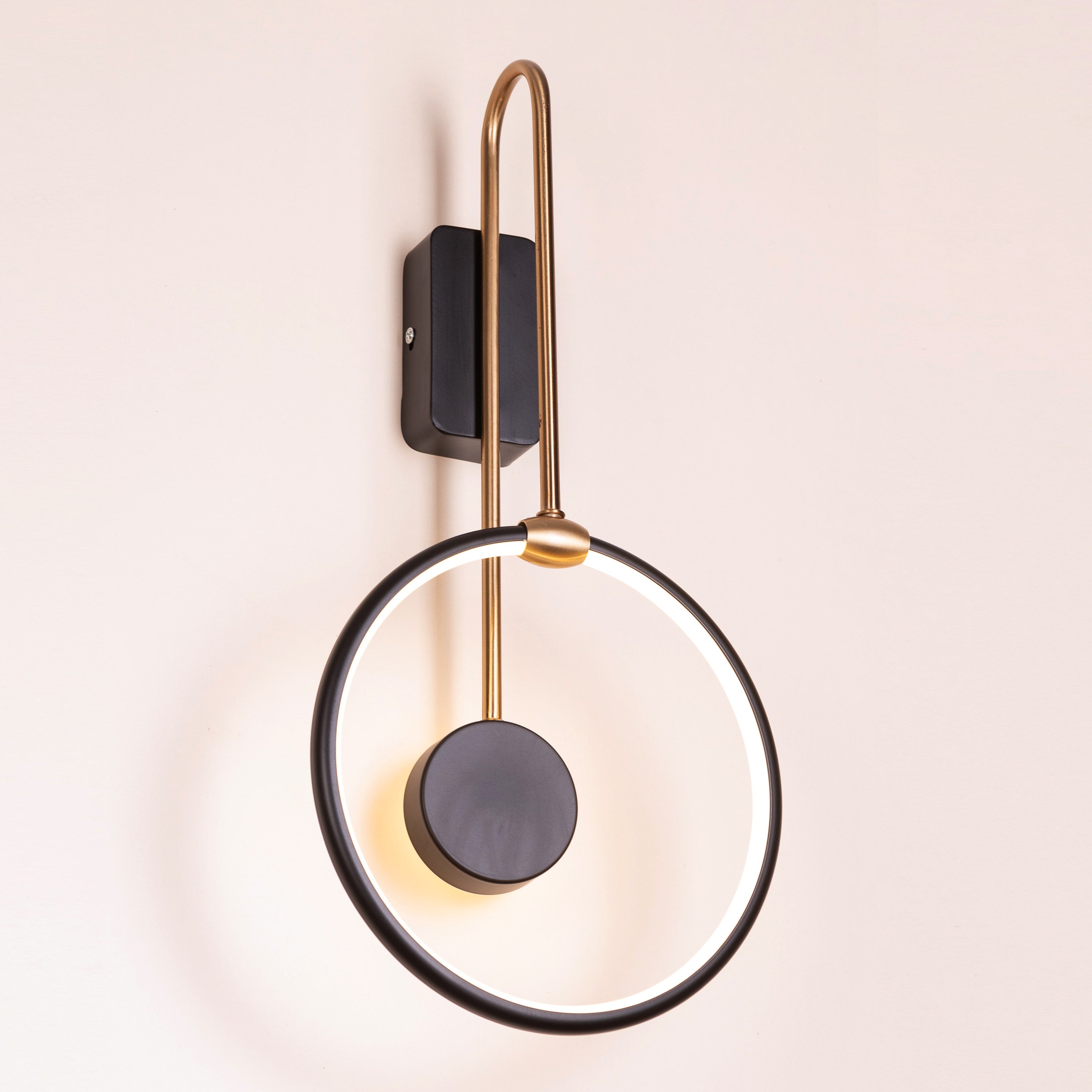 Been That Way (Black, Gold, Built-In LED) Wall Light