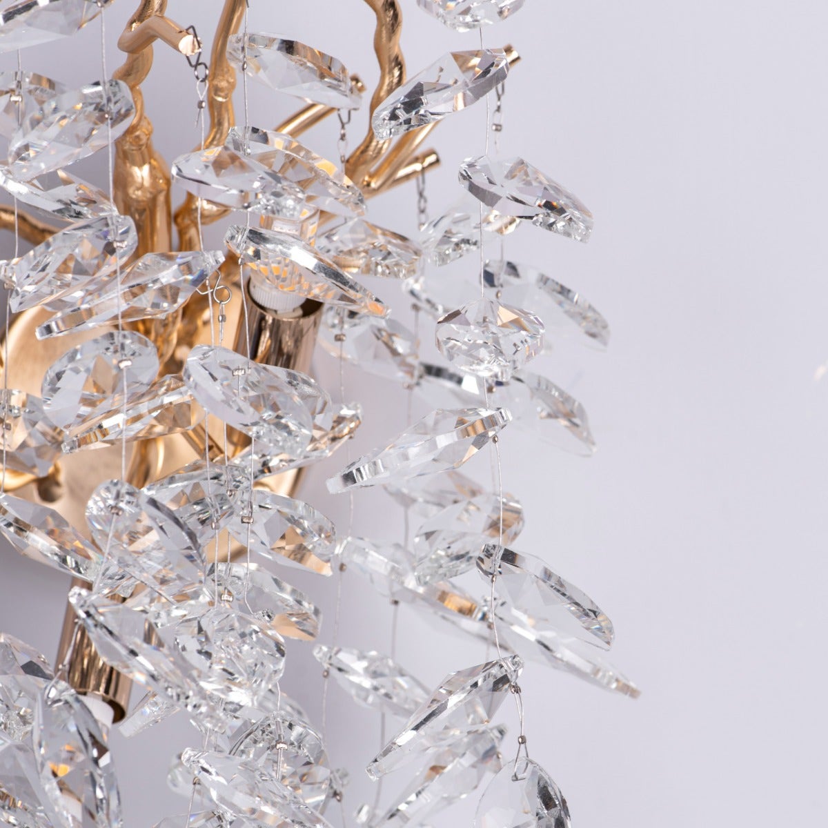 Moral Of The Story (Gold) Crystal Wall Light