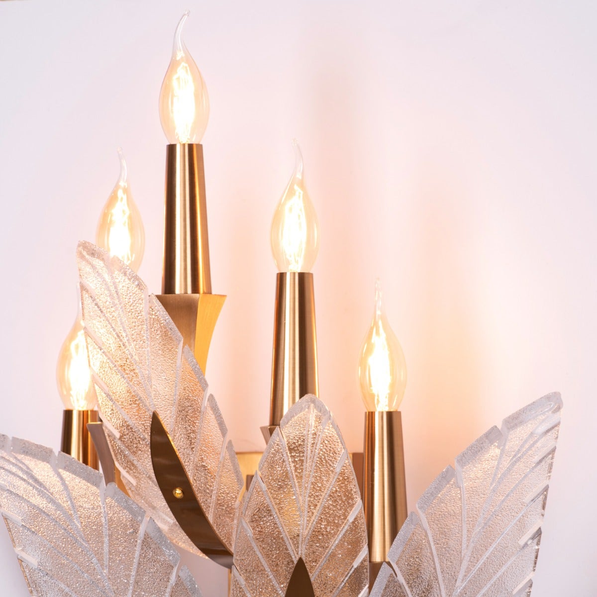 Trance (Large, Gold) Glass Wall Light