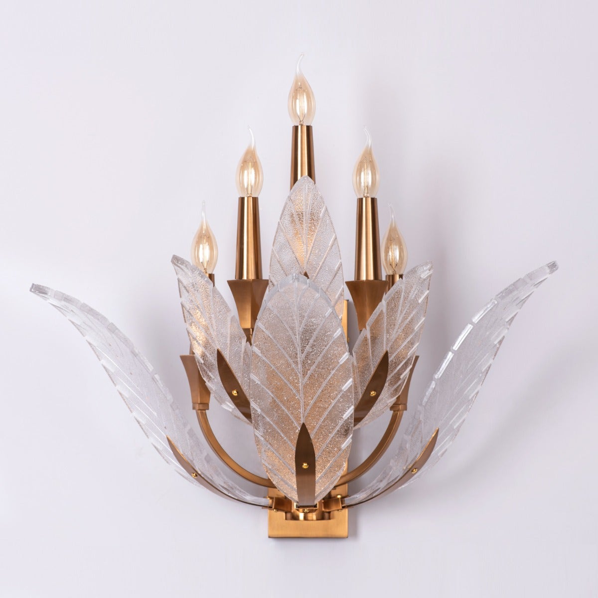 Trance (Large, Gold) Glass Wall Light