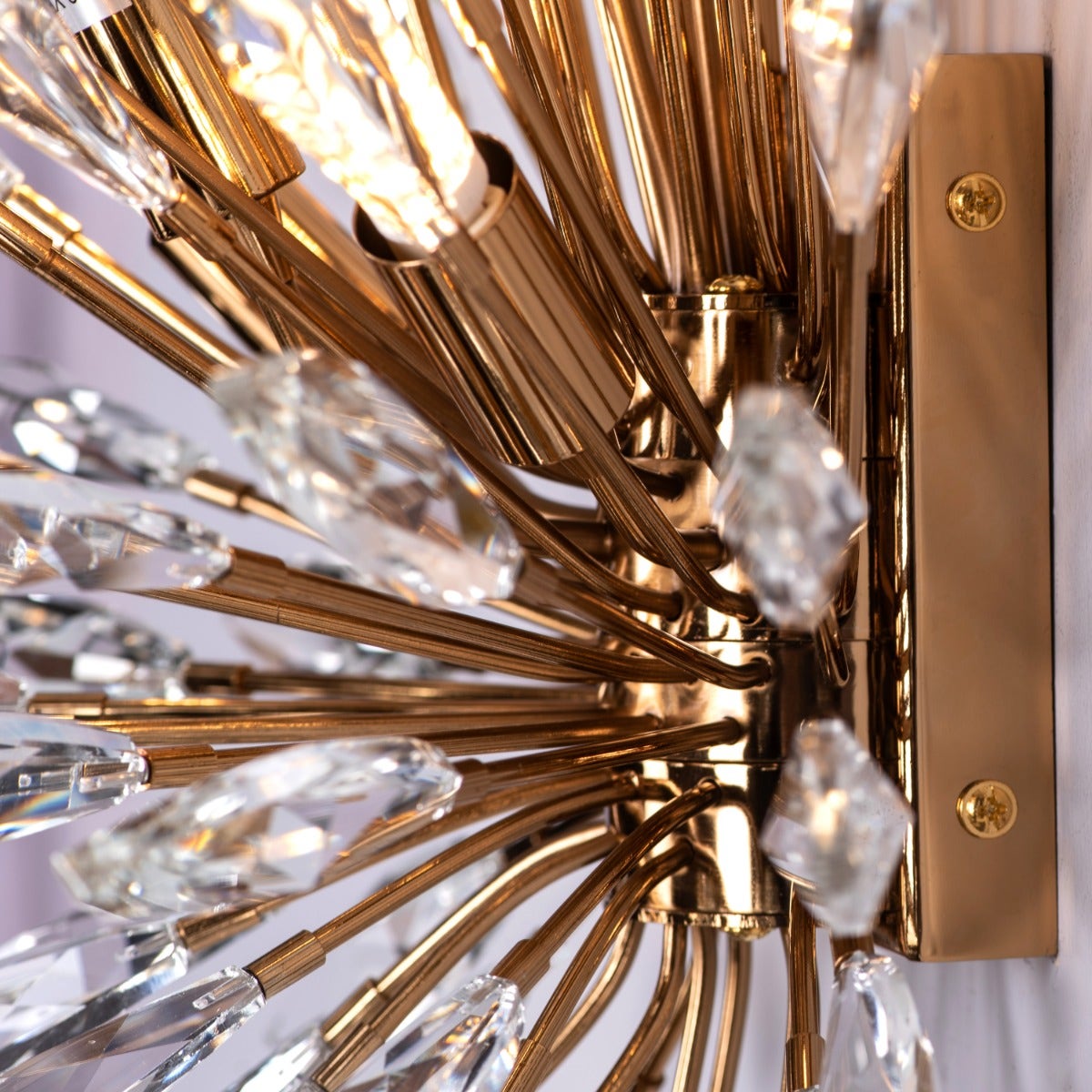 Jewel Of My Heart (Gold) Crystal Wall Light