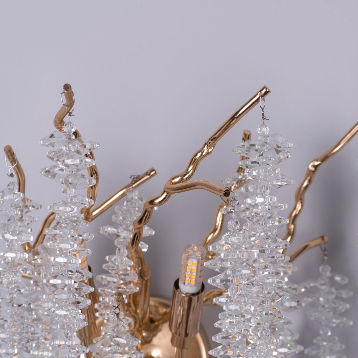 Up With The Fairies (Gold) Crystal Wall Light