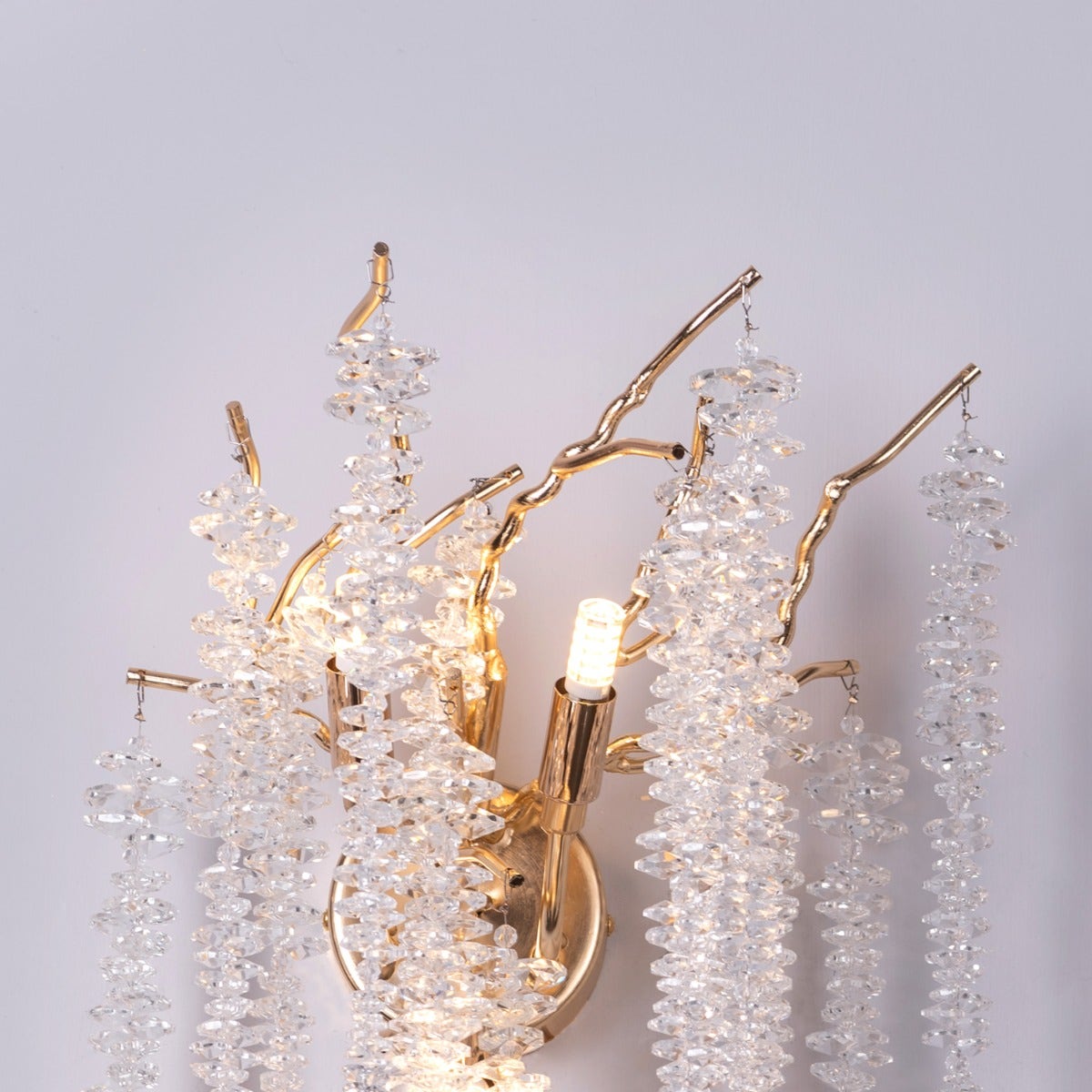 Up With The Fairies (Gold) Crystal Wall Light