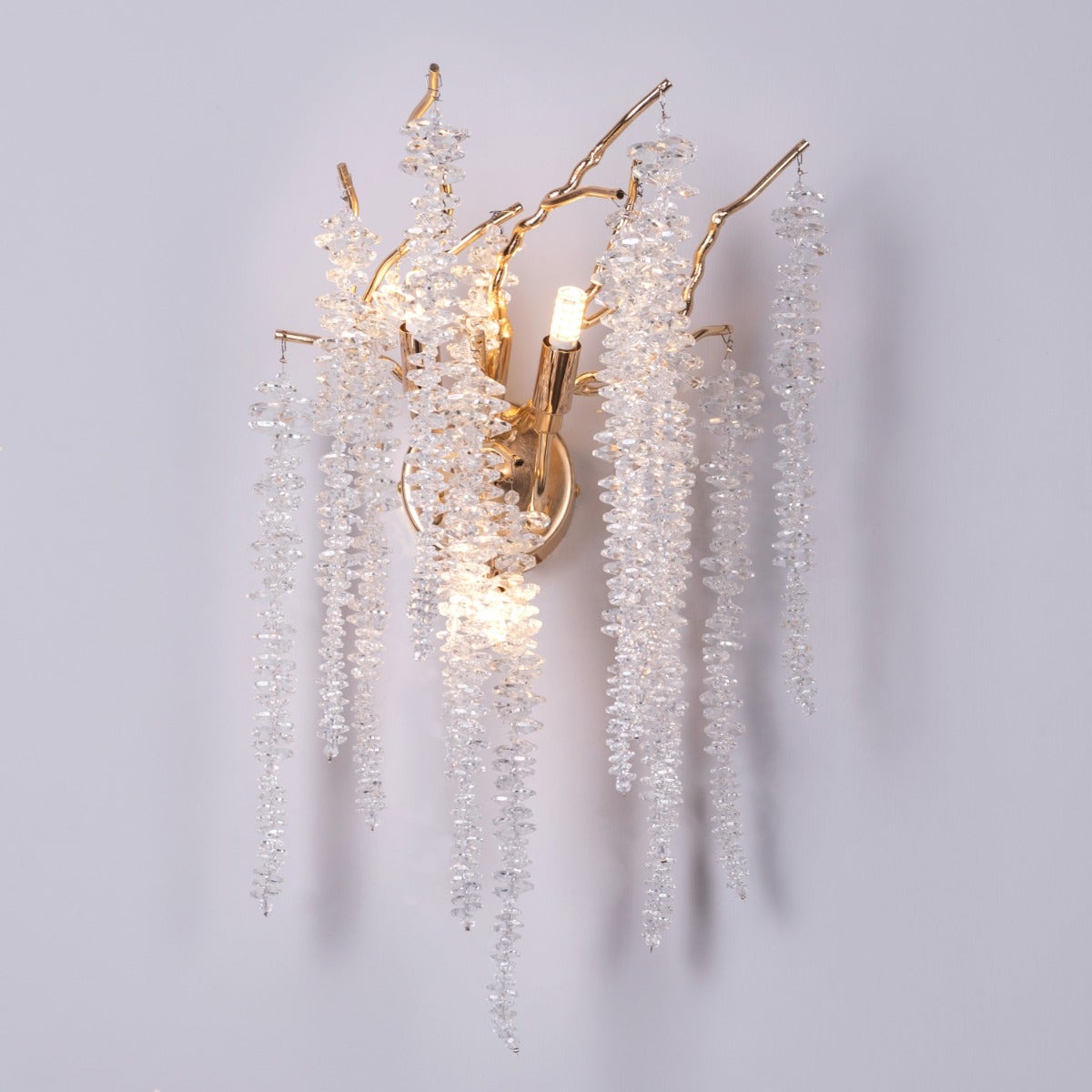 Up With The Fairies (Gold) Crystal Wall Light