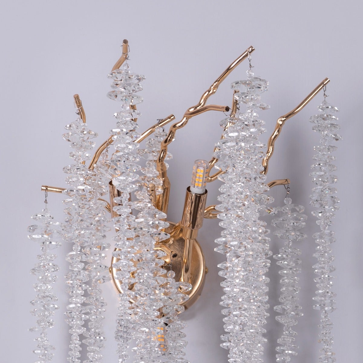 Up With The Fairies (Gold) Crystal Wall Light