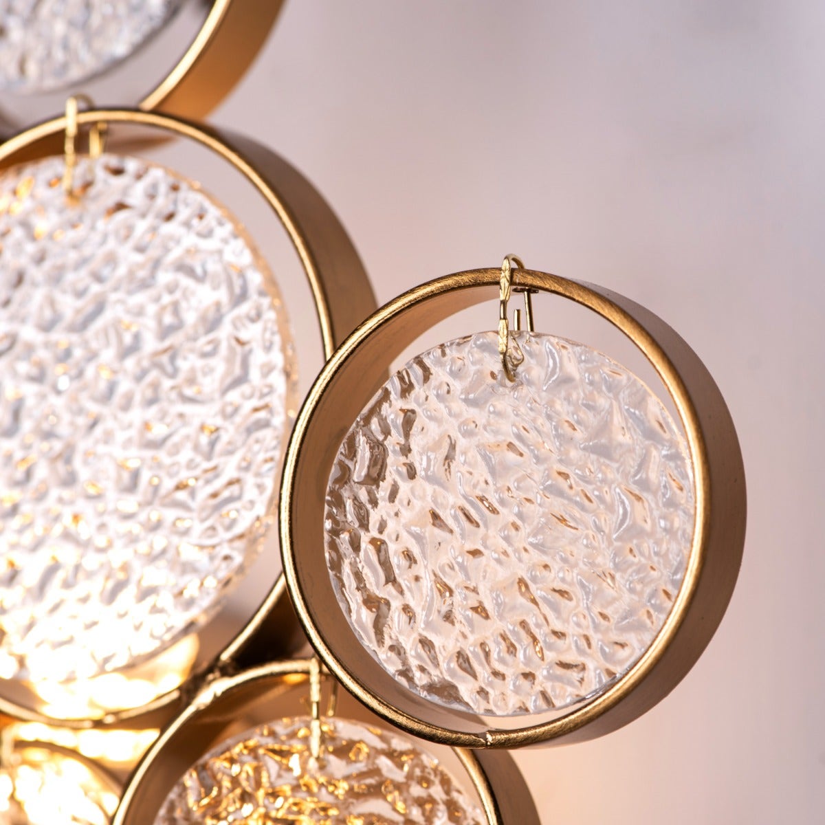 Louder Than Thunder (Gold) Crystal Wall Light