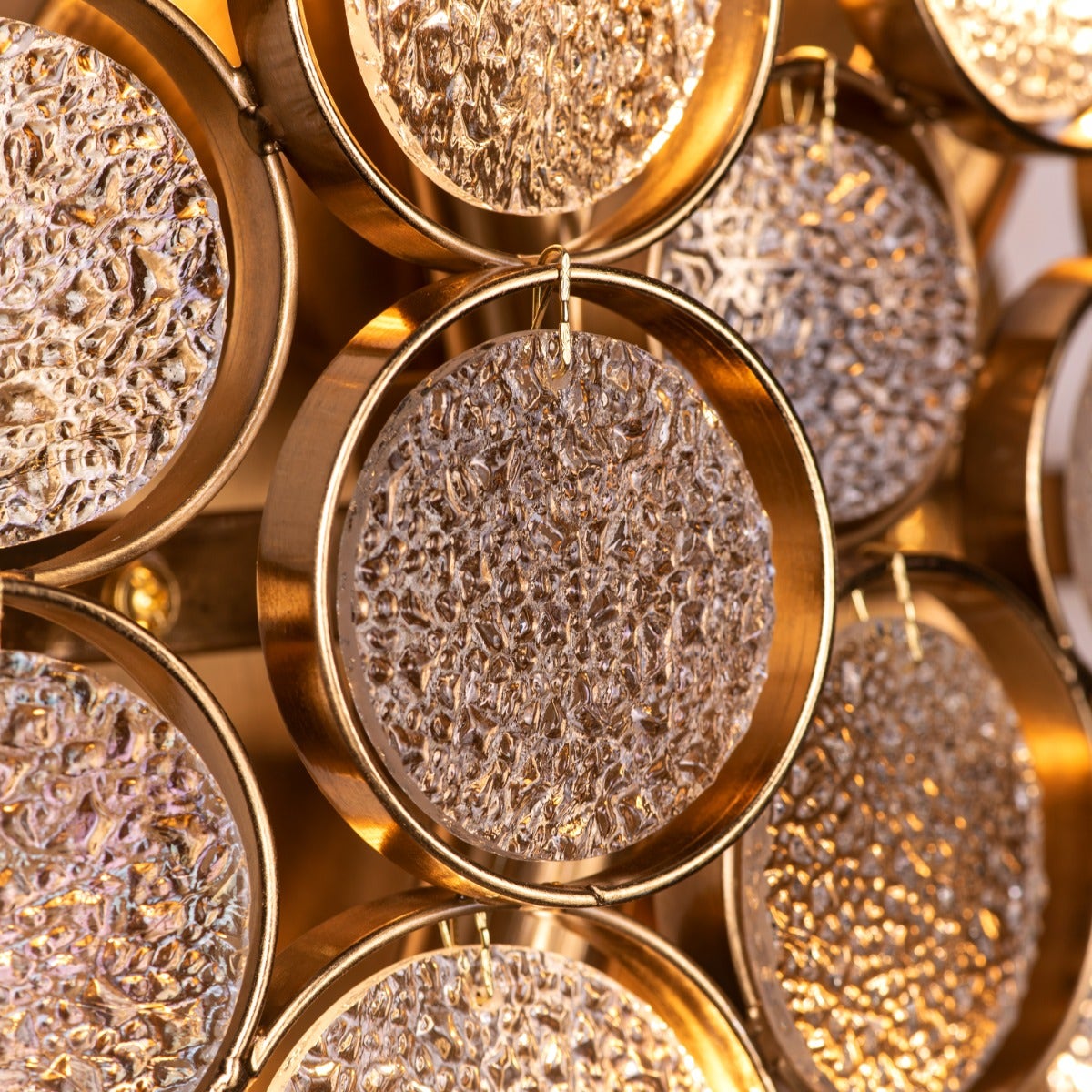 Louder Than Thunder (Gold) Crystal Wall Light