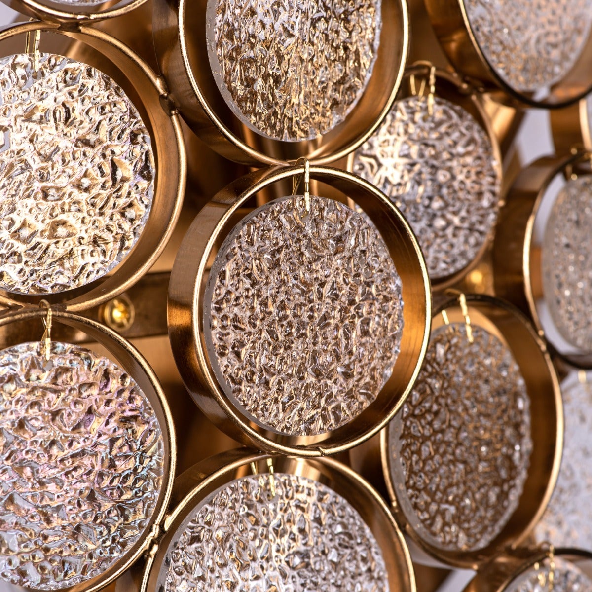 Louder Than Thunder (Gold) Crystal Wall Light