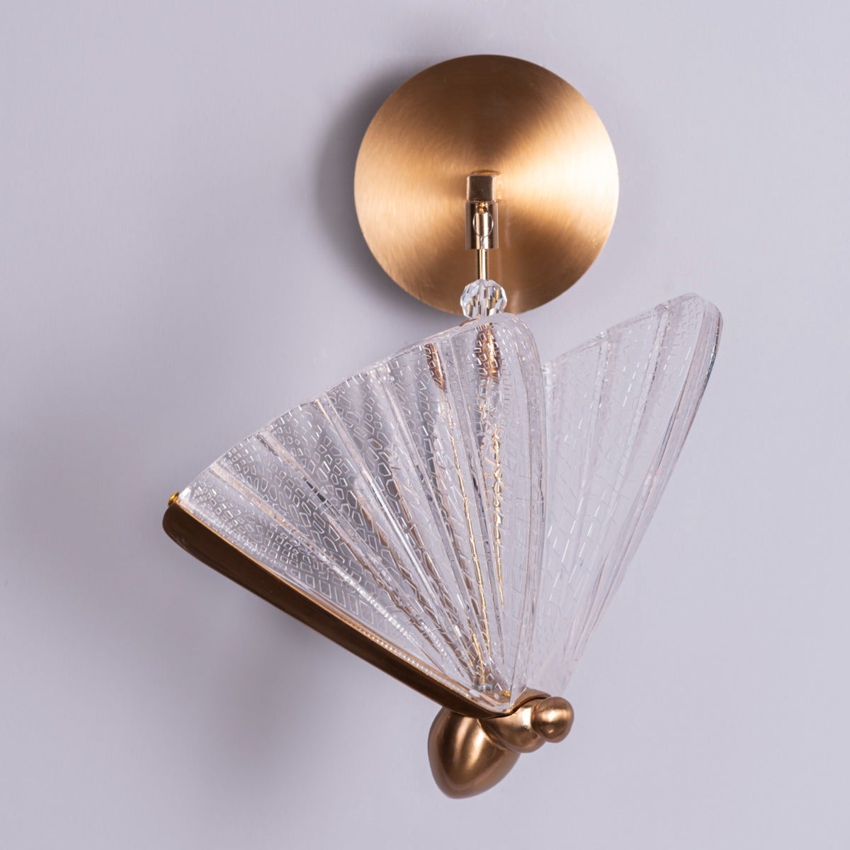 Butterfly Wishes (Gold, Dimmable LED with Remote Control) Wall Light