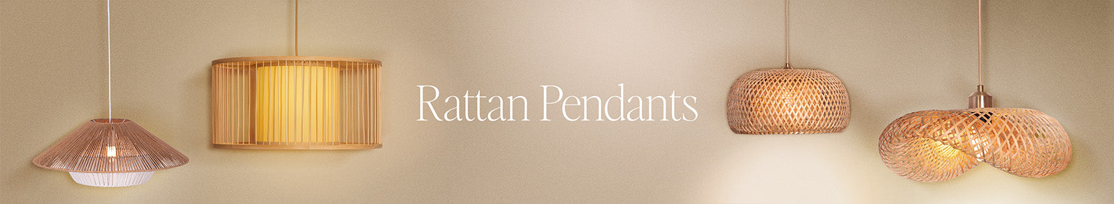 Rattan Pendants