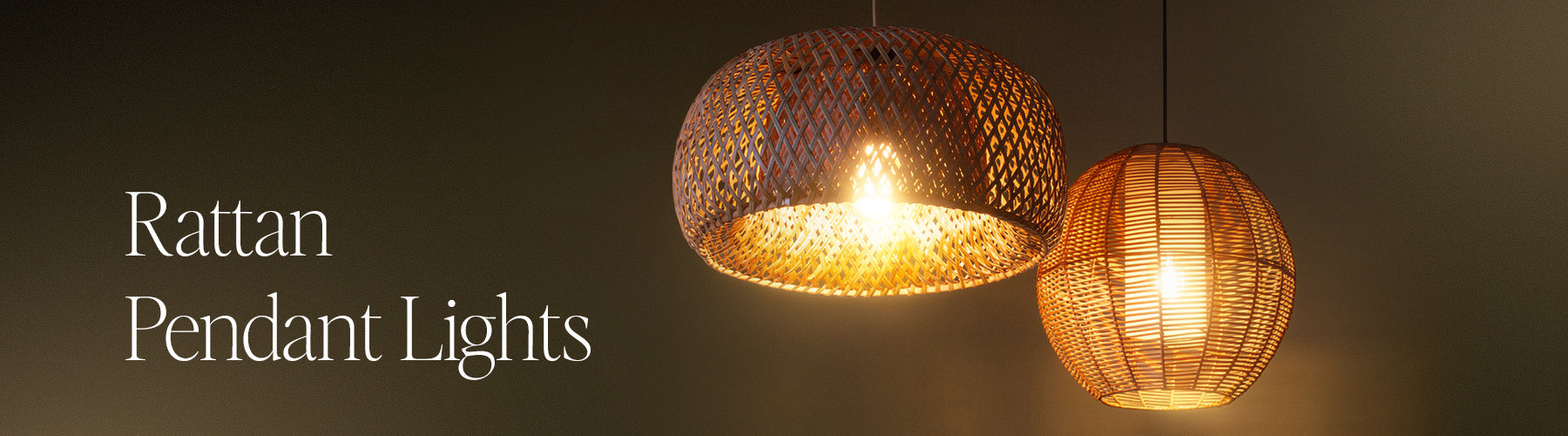 Rattan Pendants