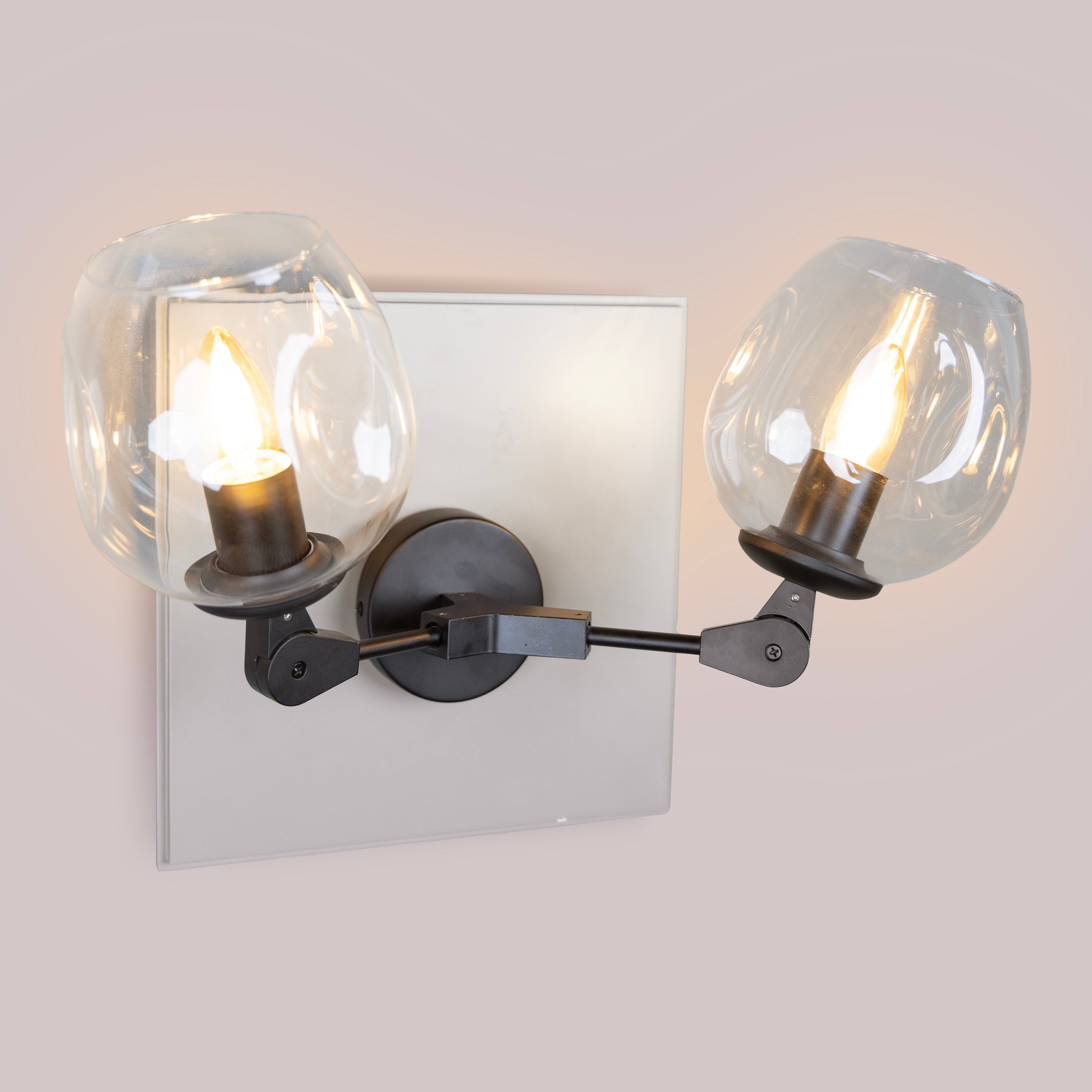 Games People Play (Clear Glass) Glass Wall Light