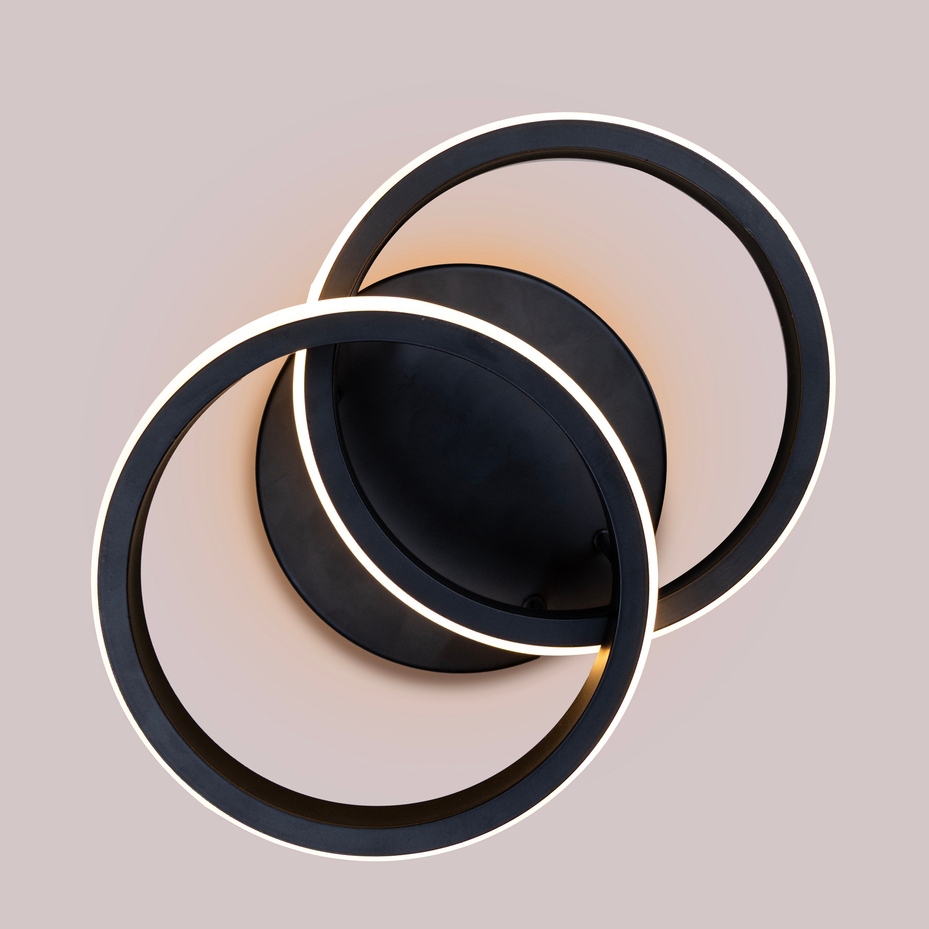 Light The Way Signature (Black, 3 Colour Dimmable LED with Remote Control) Ceiling Light