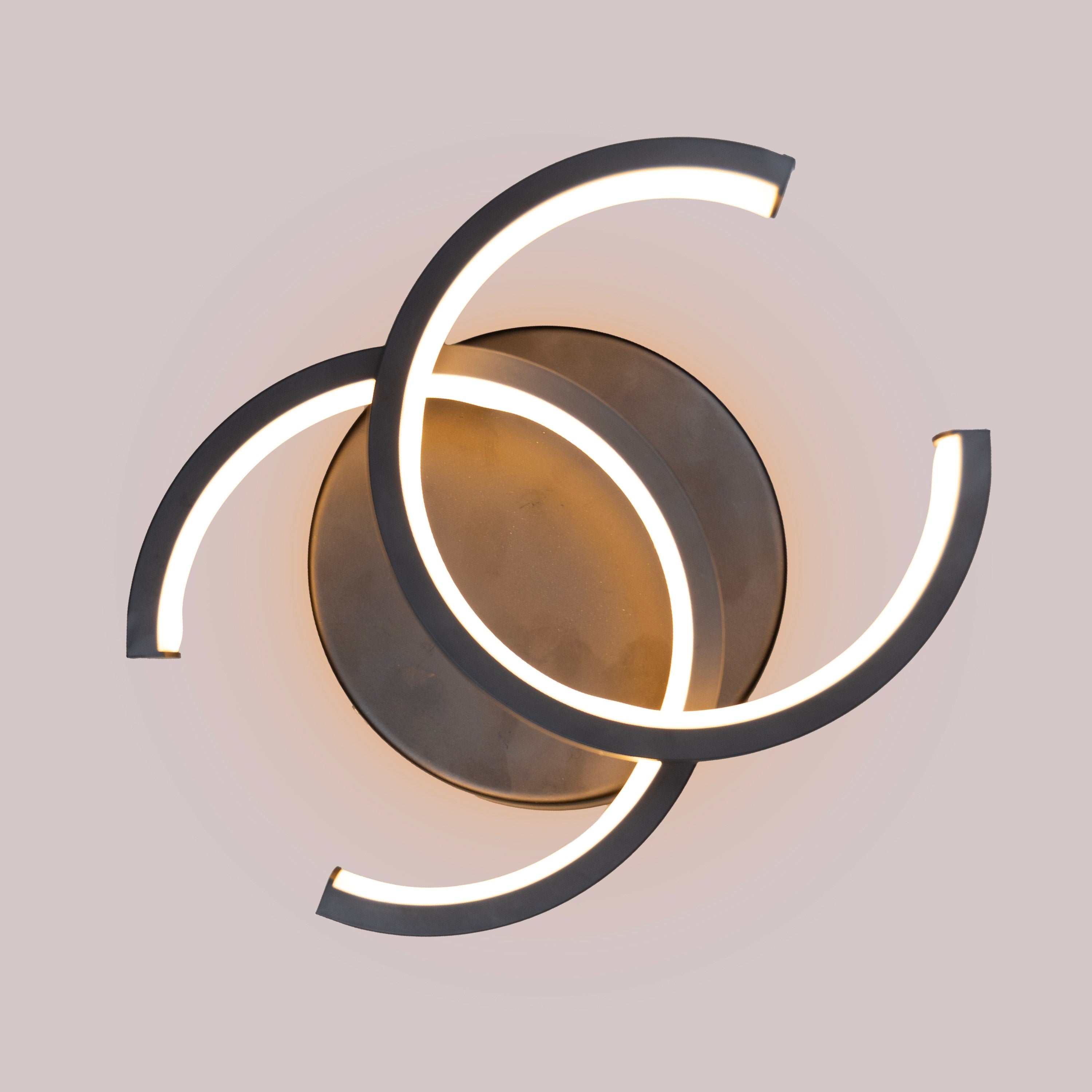 Light The Way (Black, 3 Color Dimmable LED with Remote Control) Ceiling Light