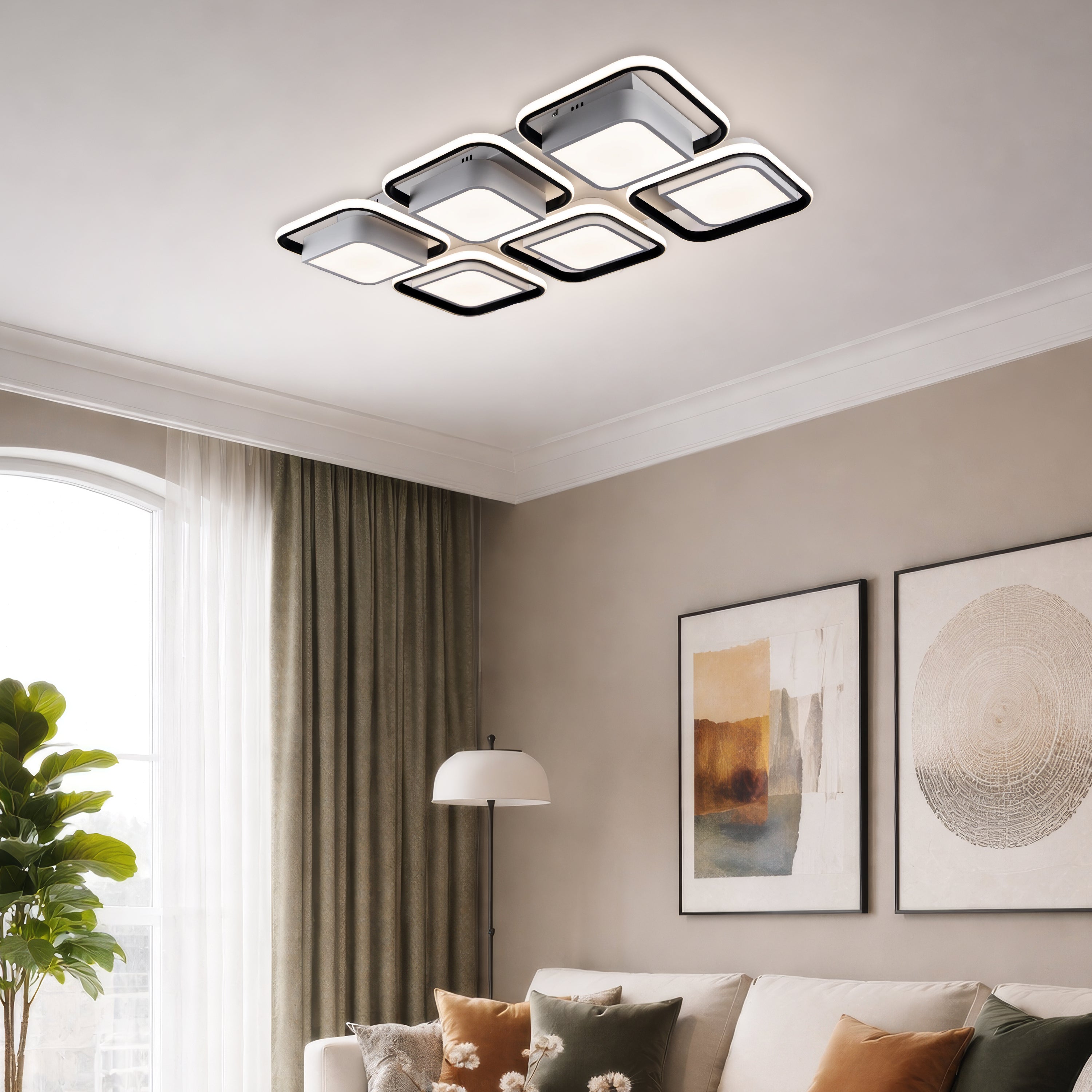 Cubism Six Ceiling Light