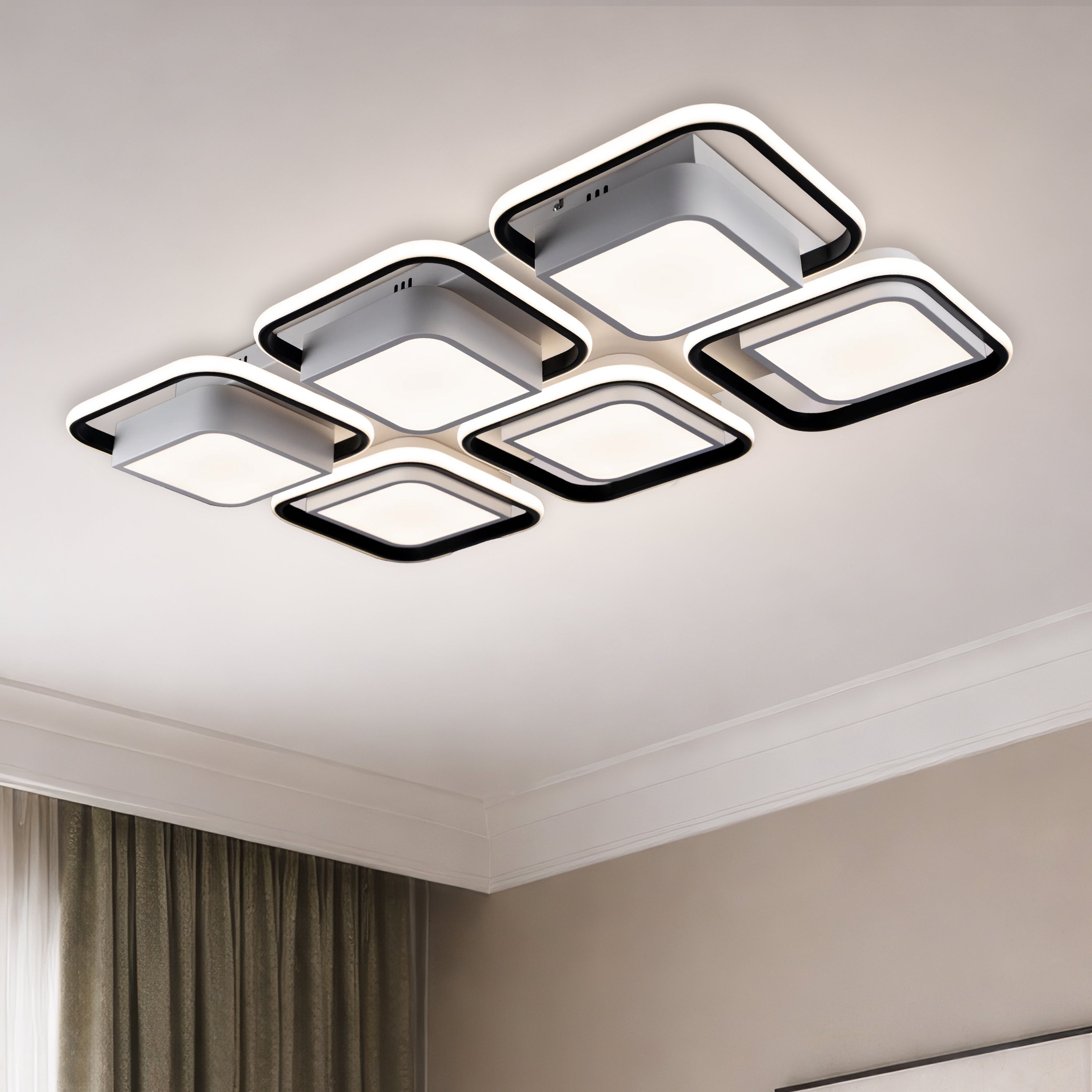 Cubism Six Ceiling Light