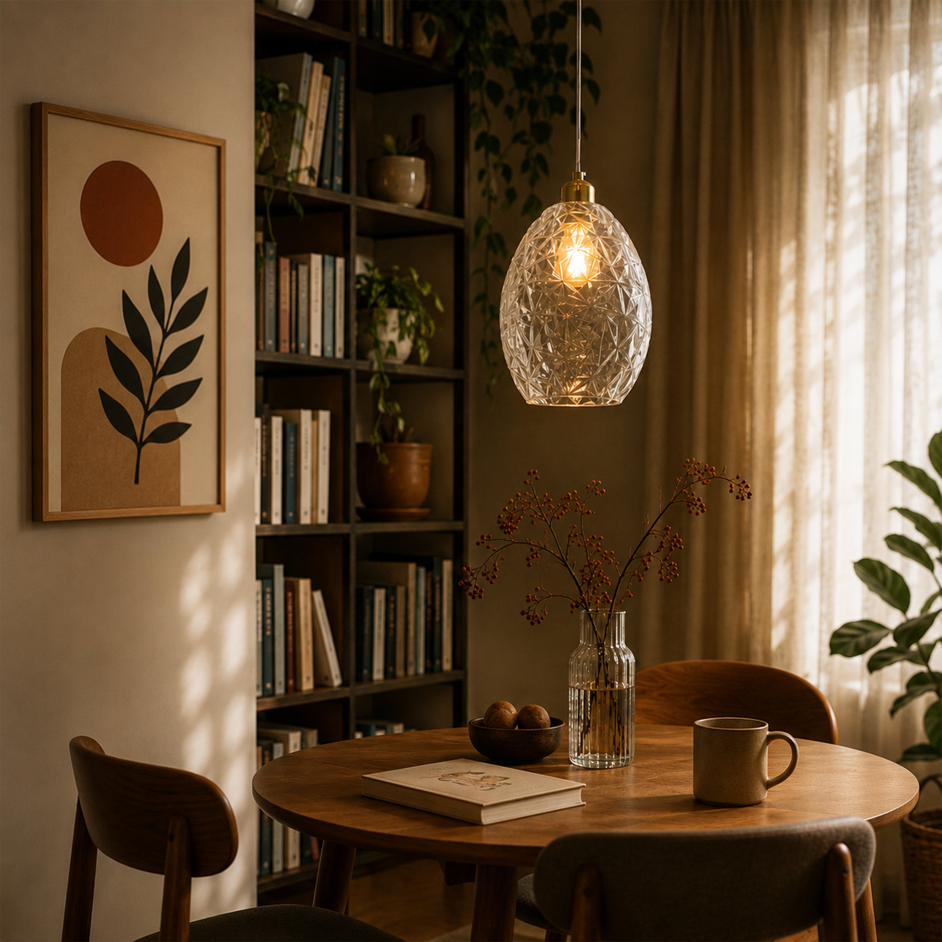 Second Glance (Clear) Glass Pendant lamp