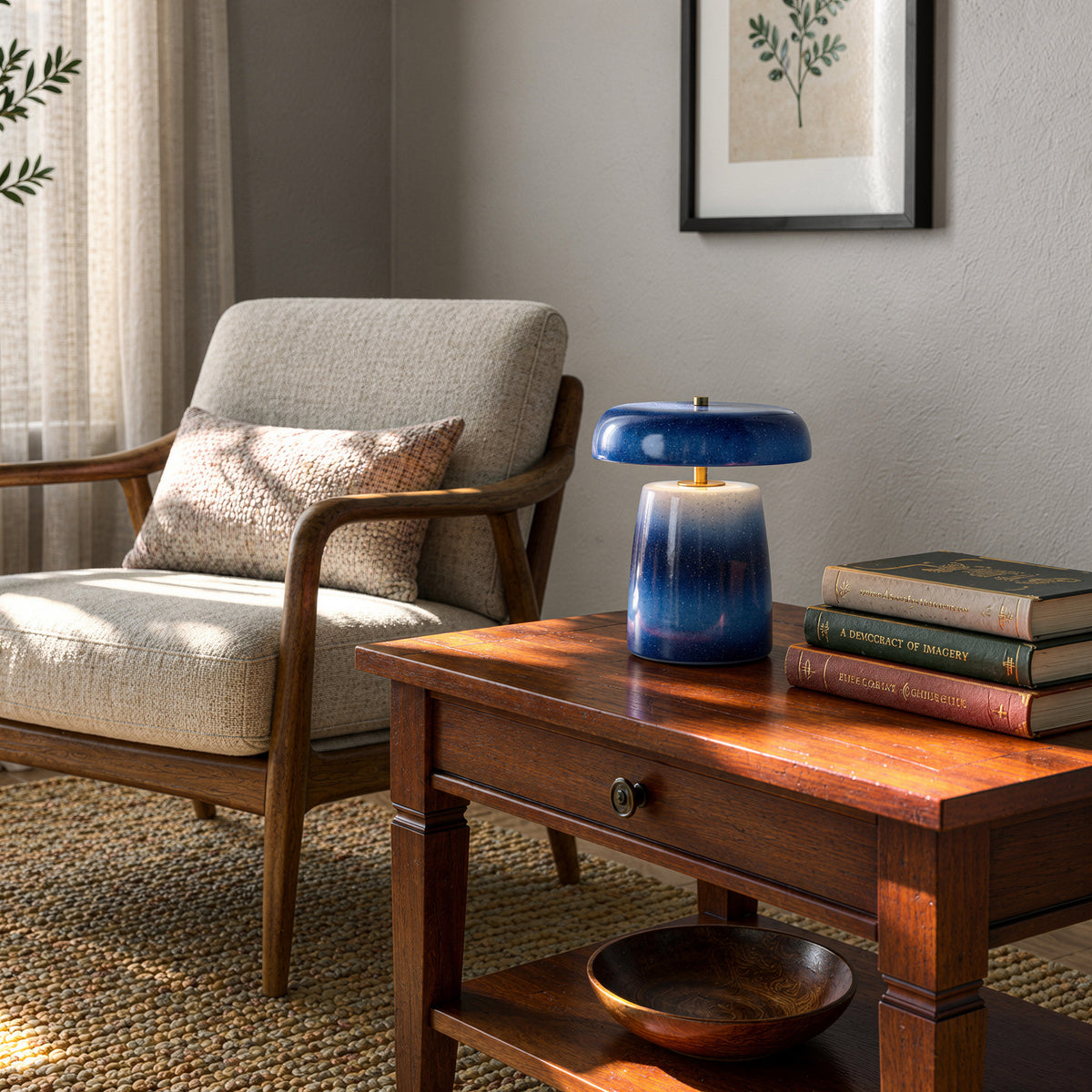 Elarion (Blue) Table Lamp