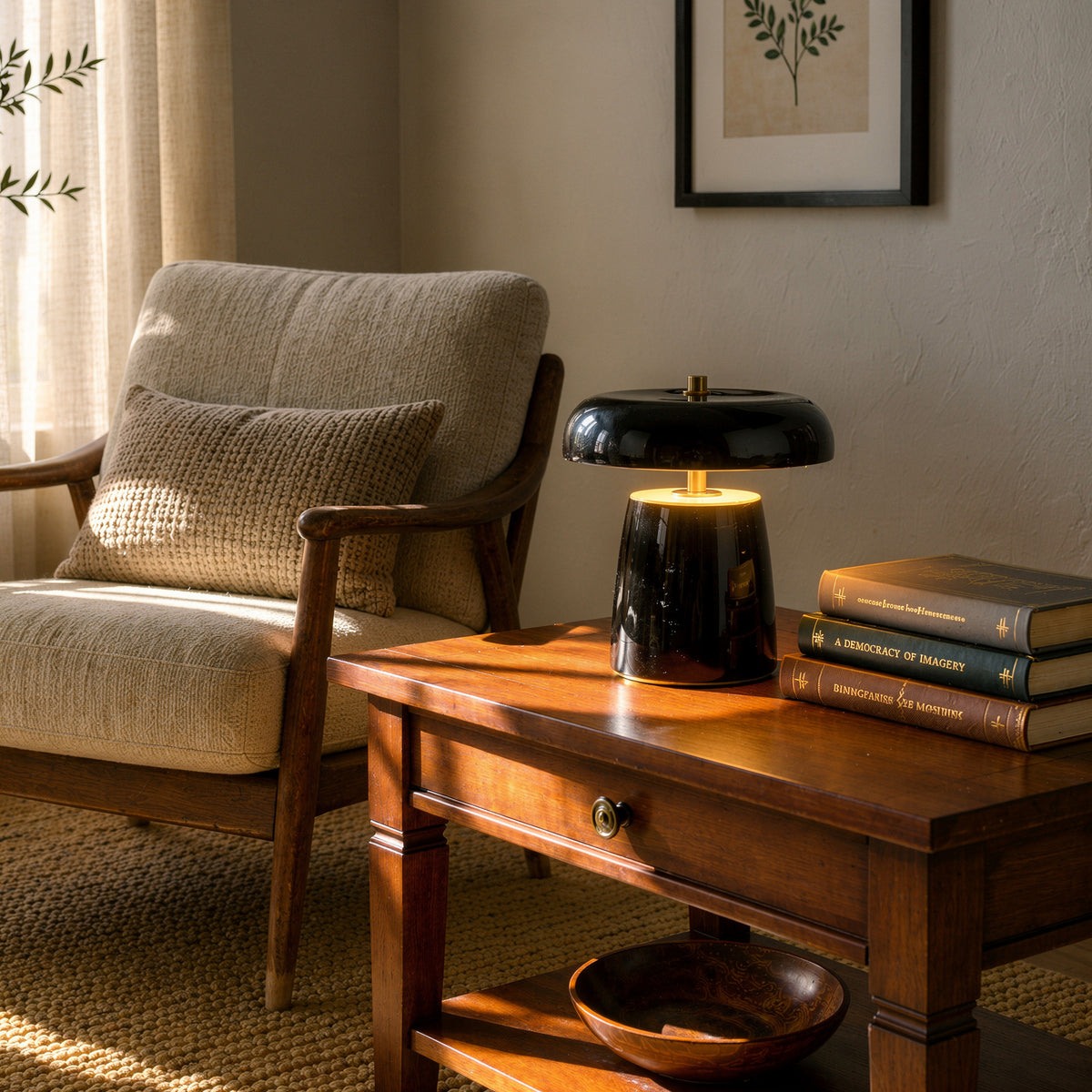 Elarion (Black) Table Lamp