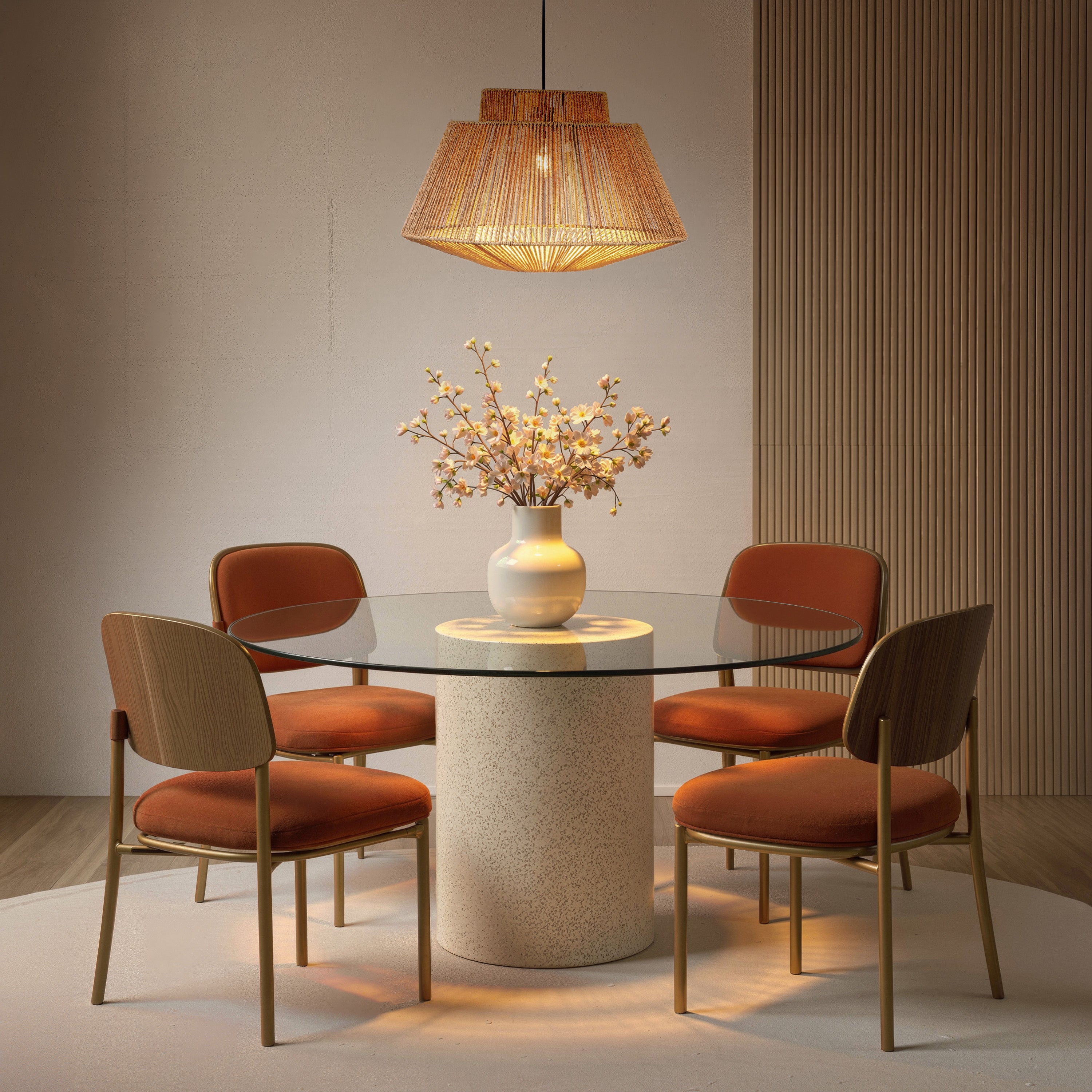 The Pembroke Rattan Pendant Light