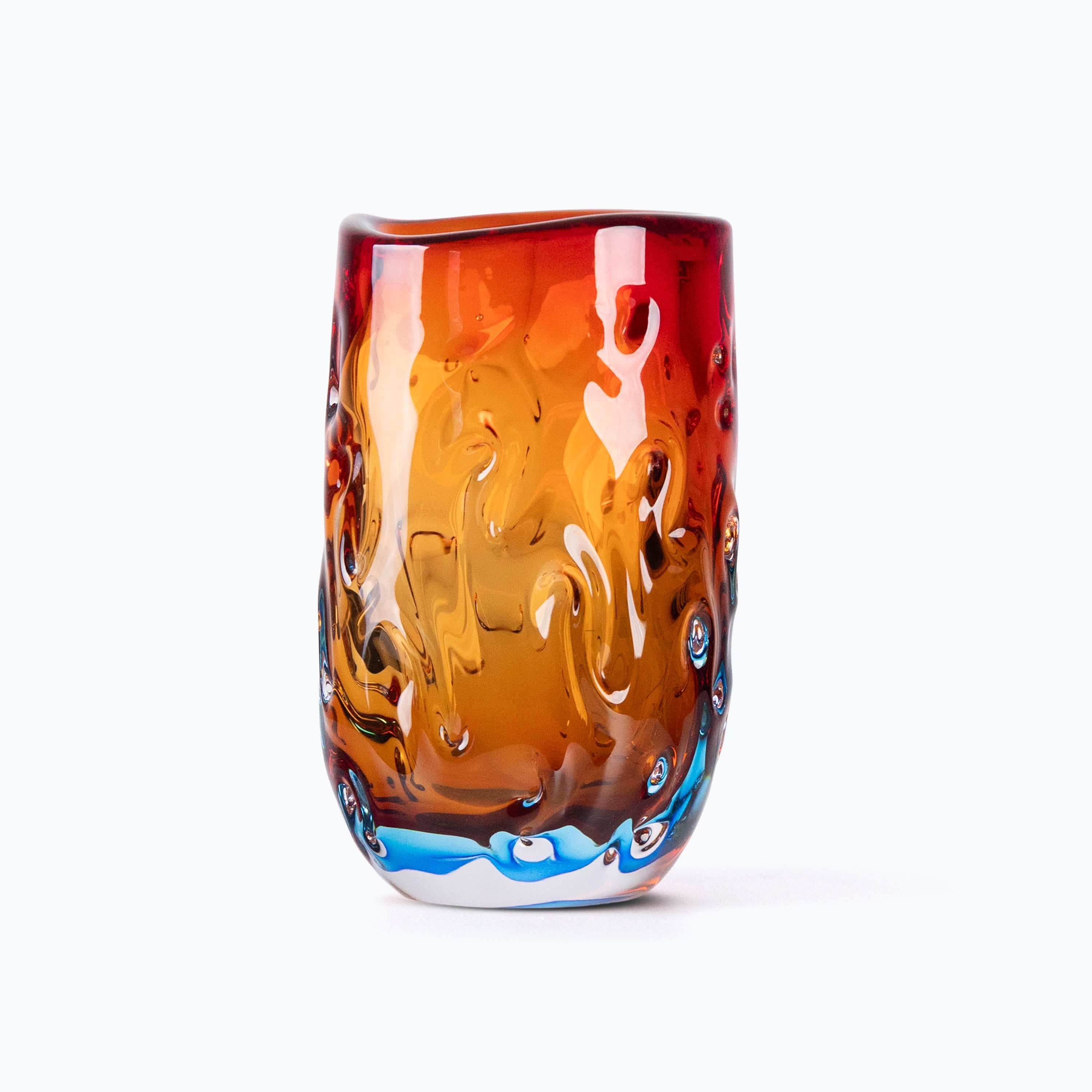 The Volcanic Tide Glass Vase