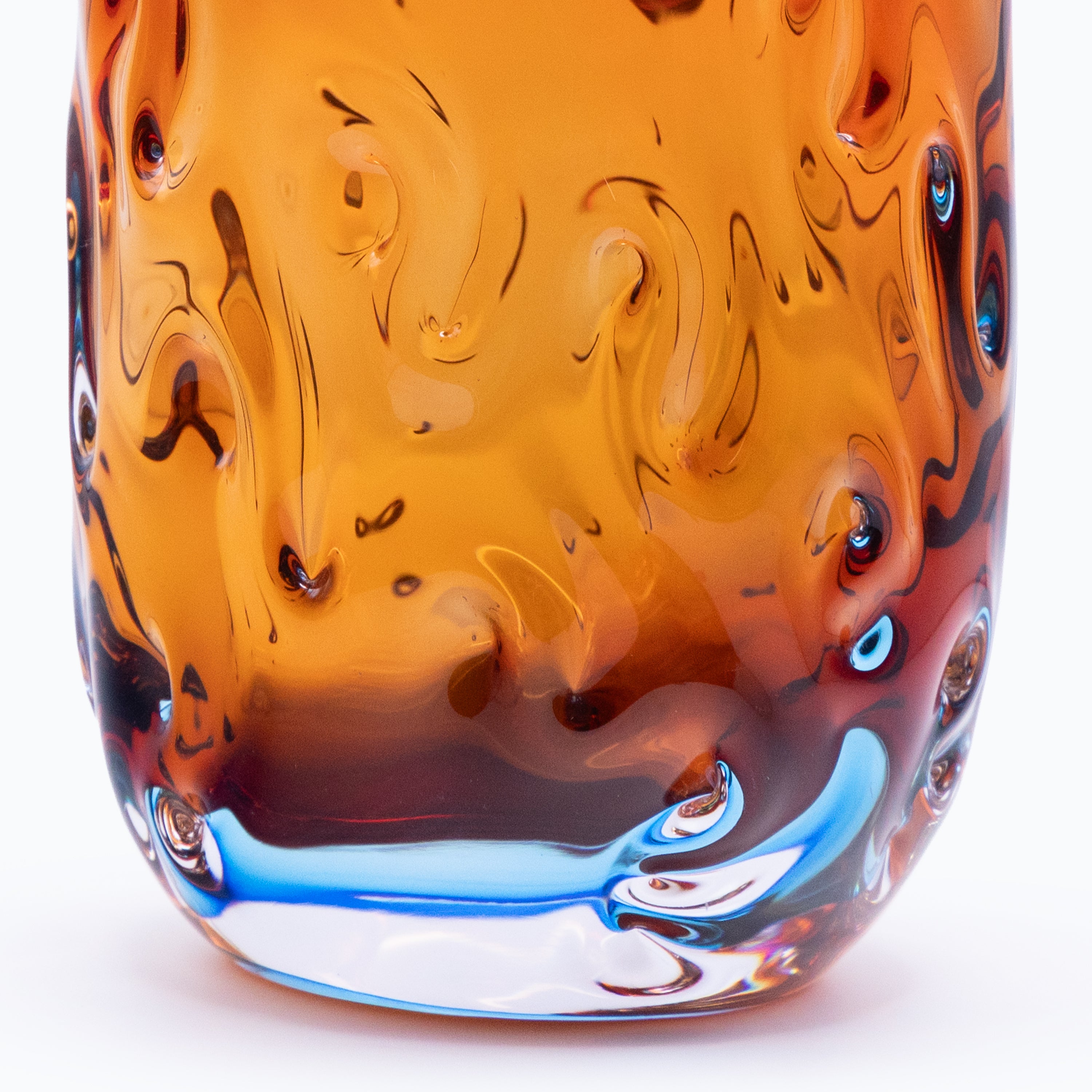 The Volcanic Tide Glass Vase