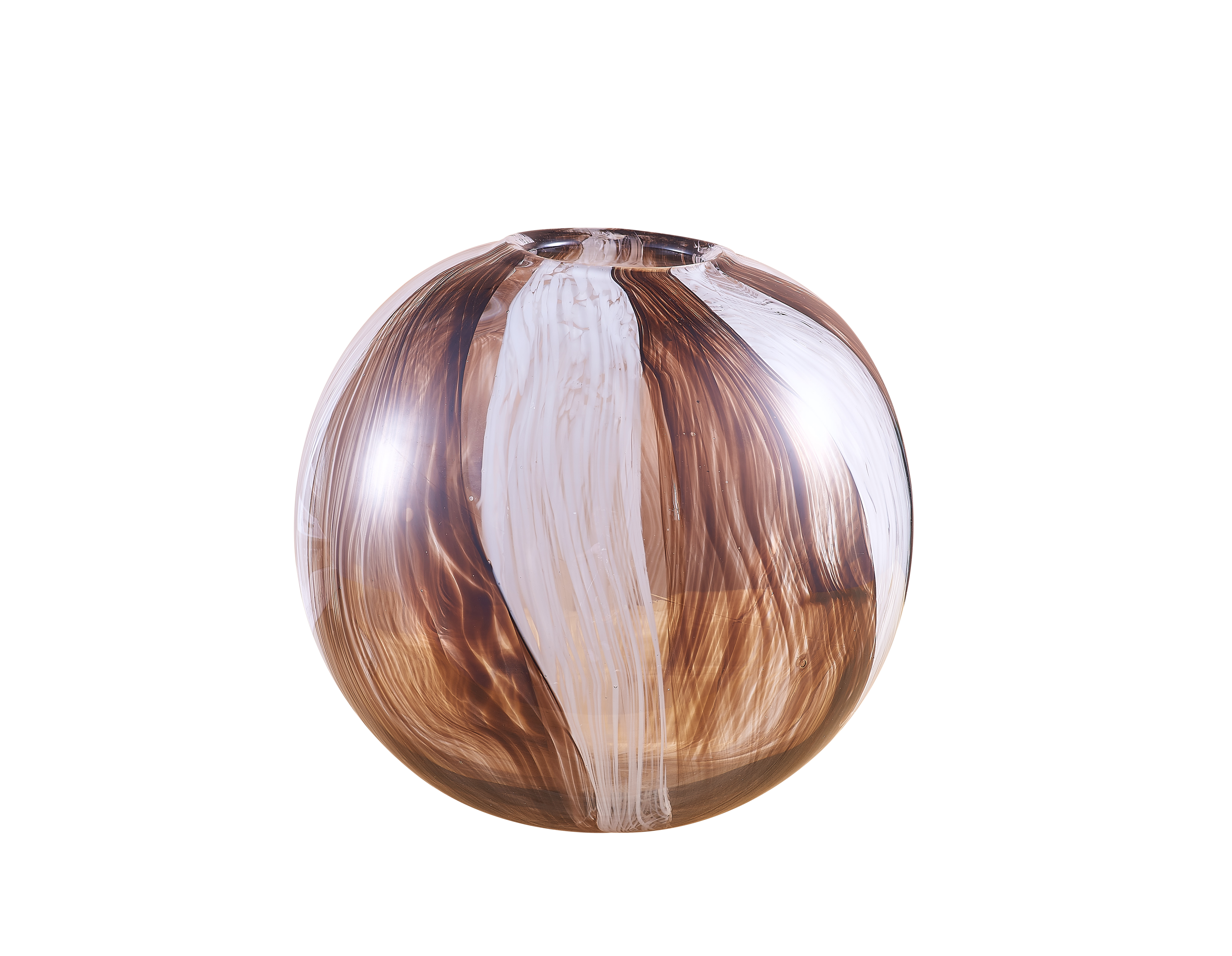 Proof is In The Pudding (Brown/White, Small) Glass