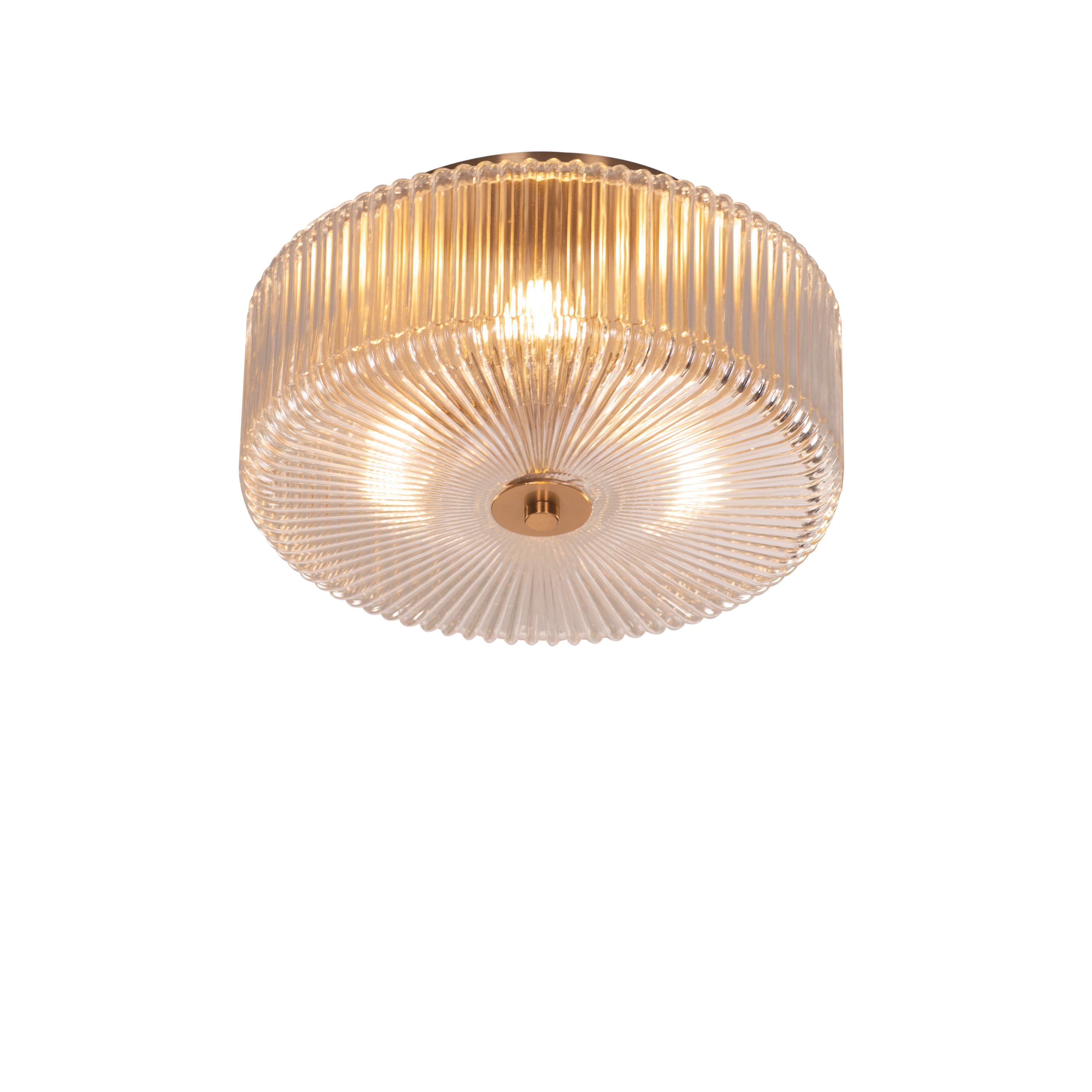Sunwave (Gold) Textured Glass Ceiling Light