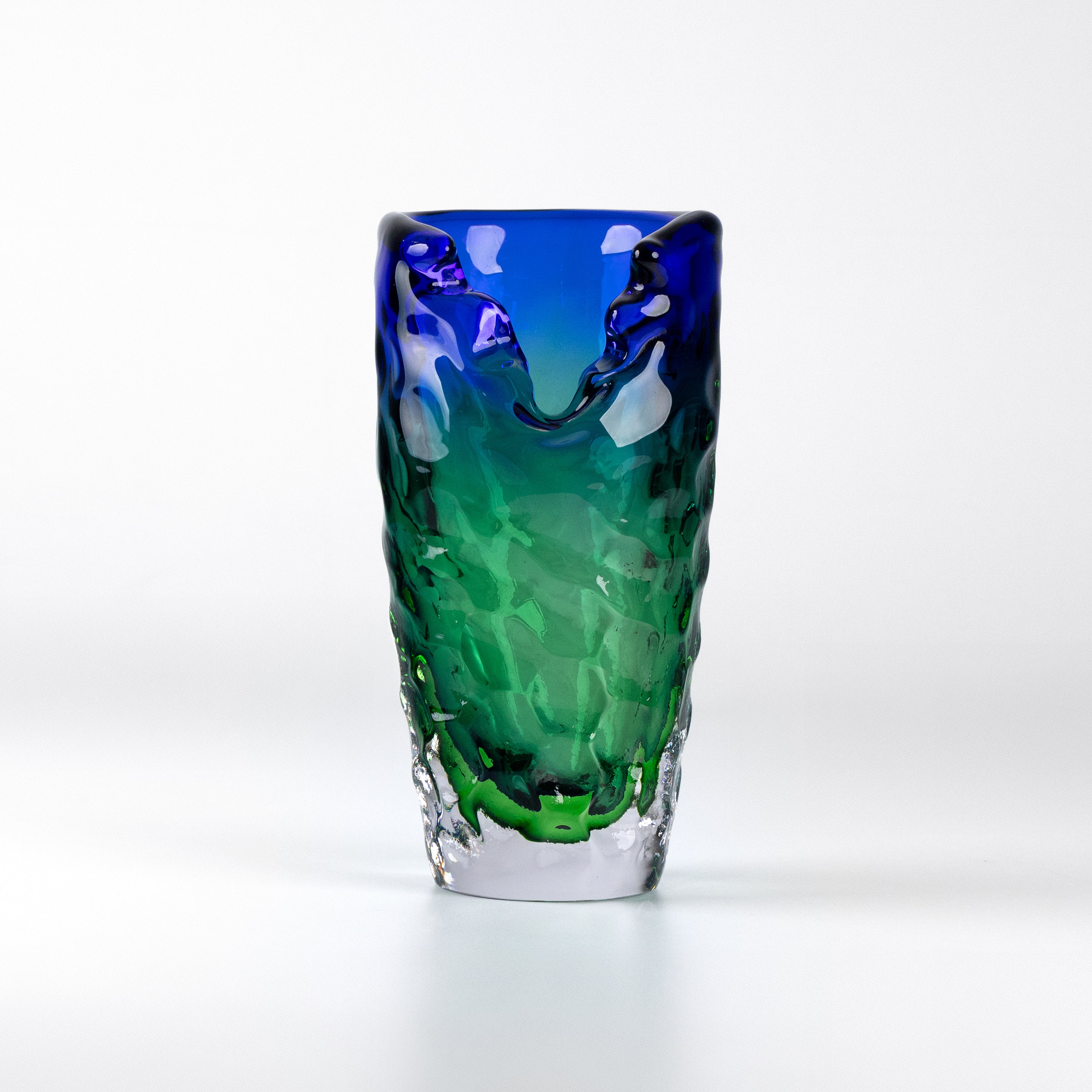 Midnight (Green) Meadow Glass Vase