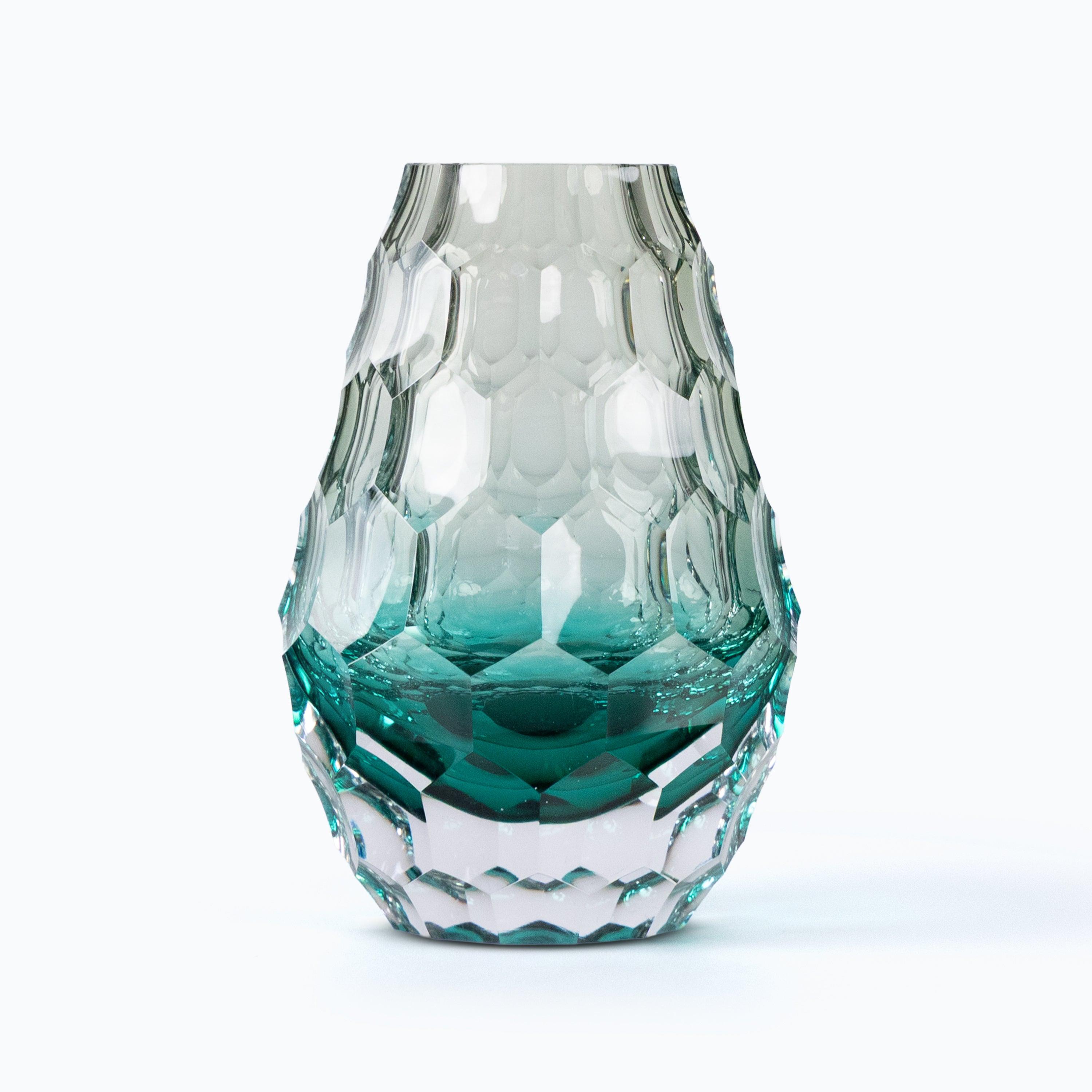 The Prism Forge (Blue) Glass Vase