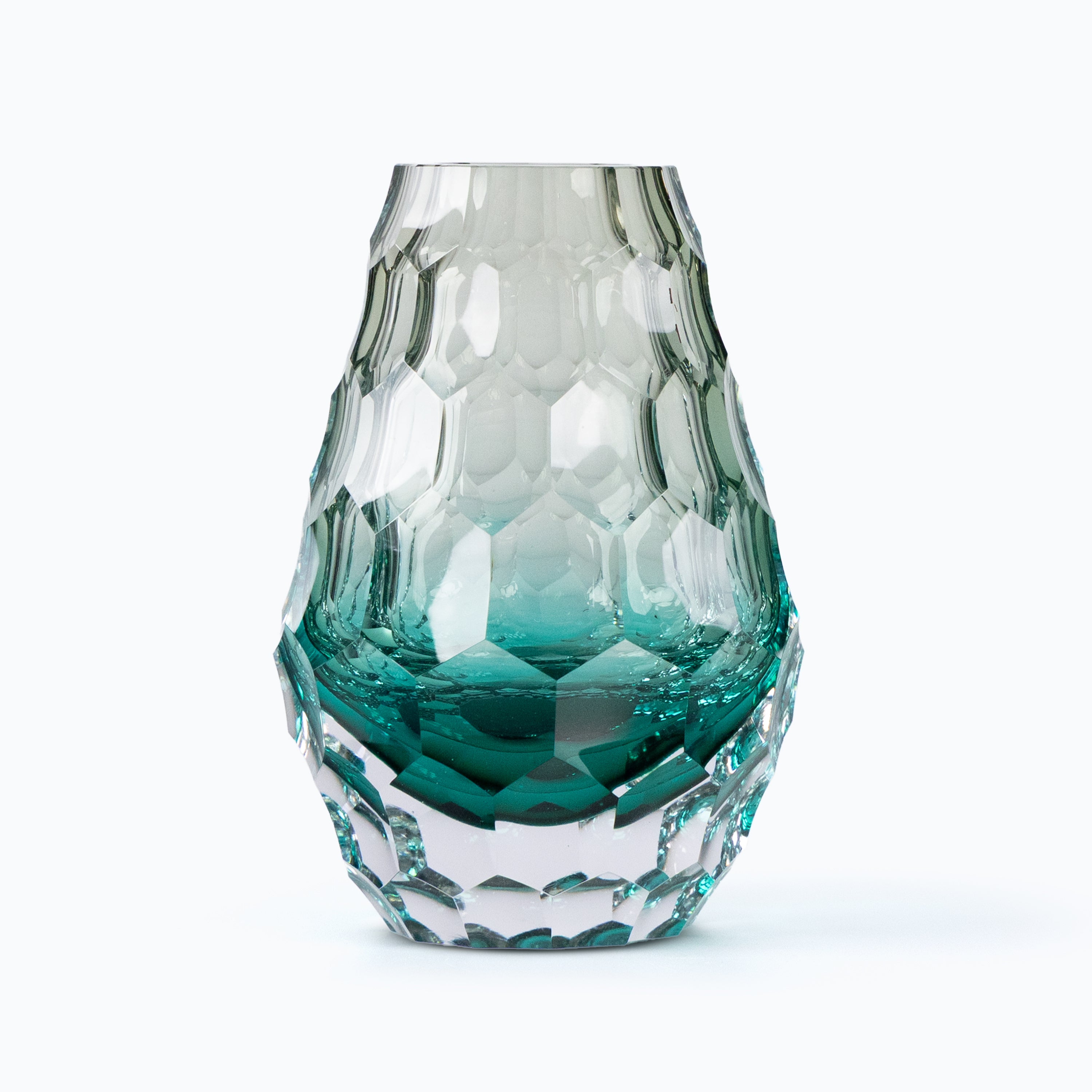 The Prism Forge (Blue) Glass Vase